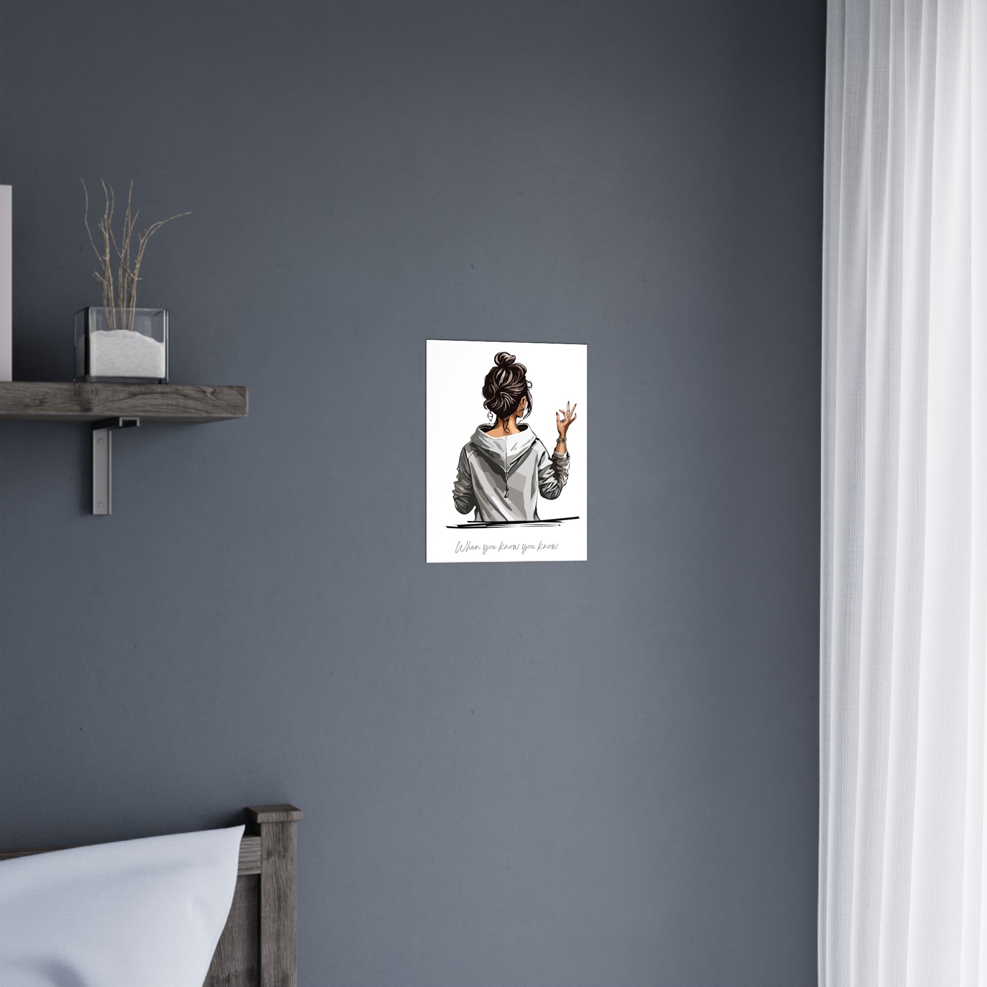 Inspirational Wall Art – Matte Poster Gift for Home & Room Decoration