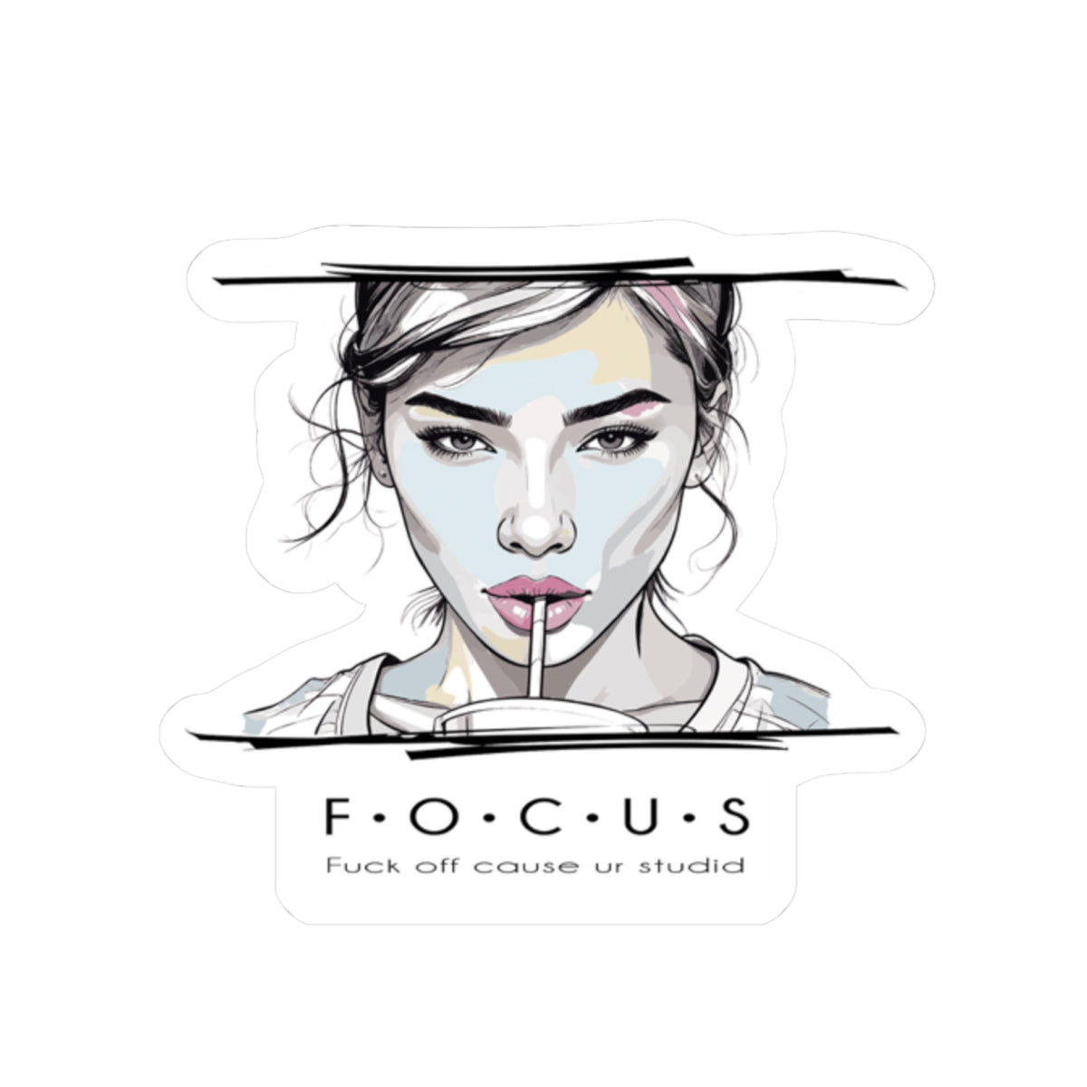 Motivational Kiss-Cut Stickers – Chic Gift for Friends & Creative Home Decor