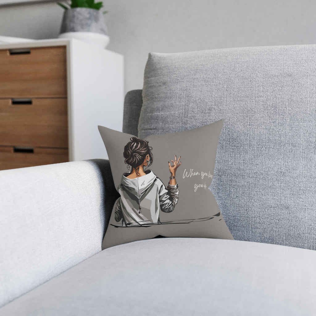 Chic Motivational Cushion – Inspirational Home Decor & Thoughtful Gift