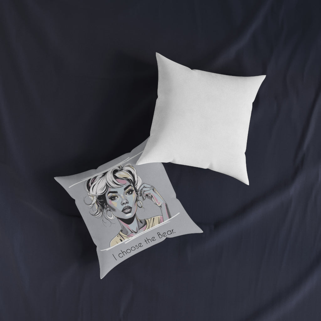 Cozy Bear Pillow – Modern Décor & Animal Lover Gift