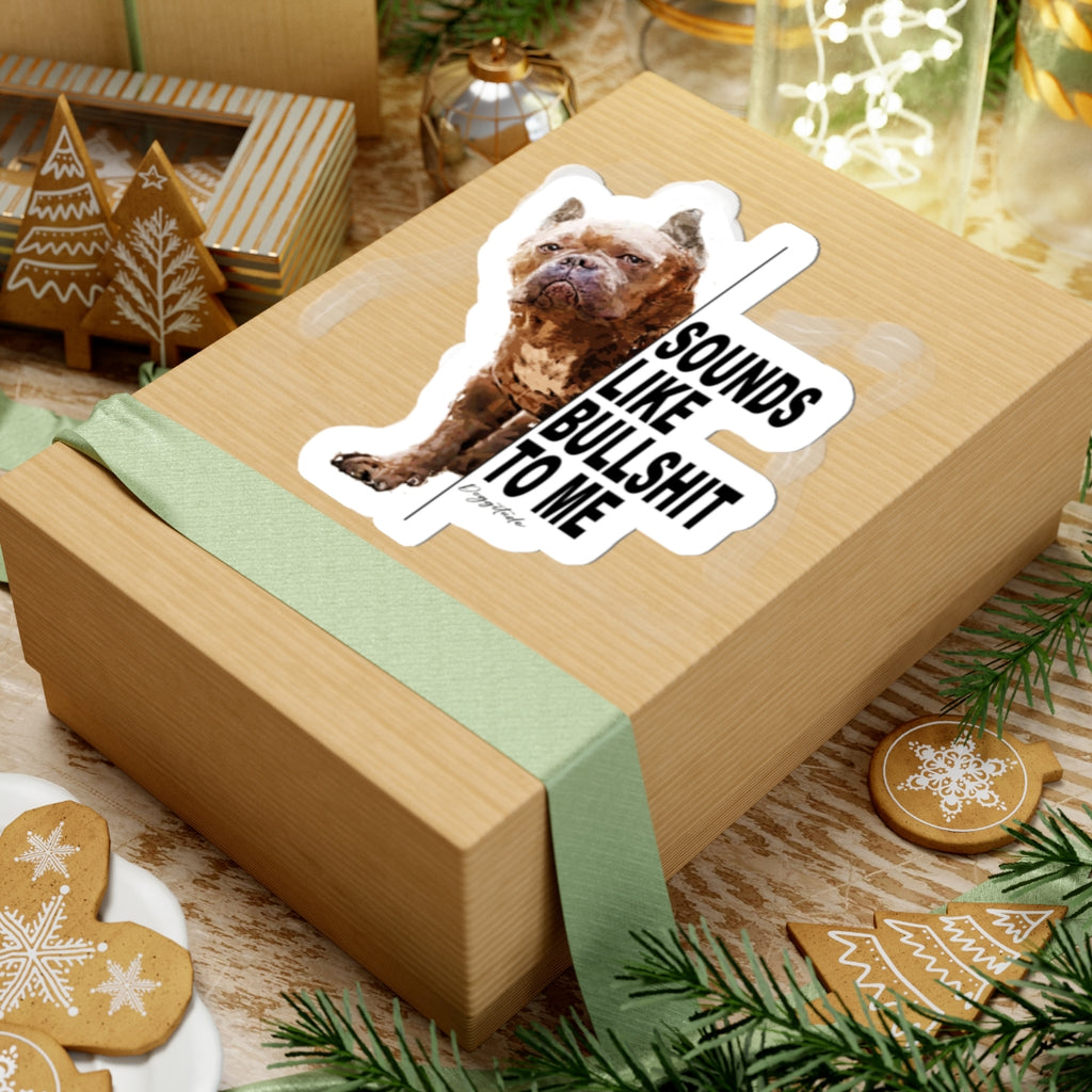 “NOPE” French Bulldog Stickers – Cute Dog Lover Gift & Laptop Decor