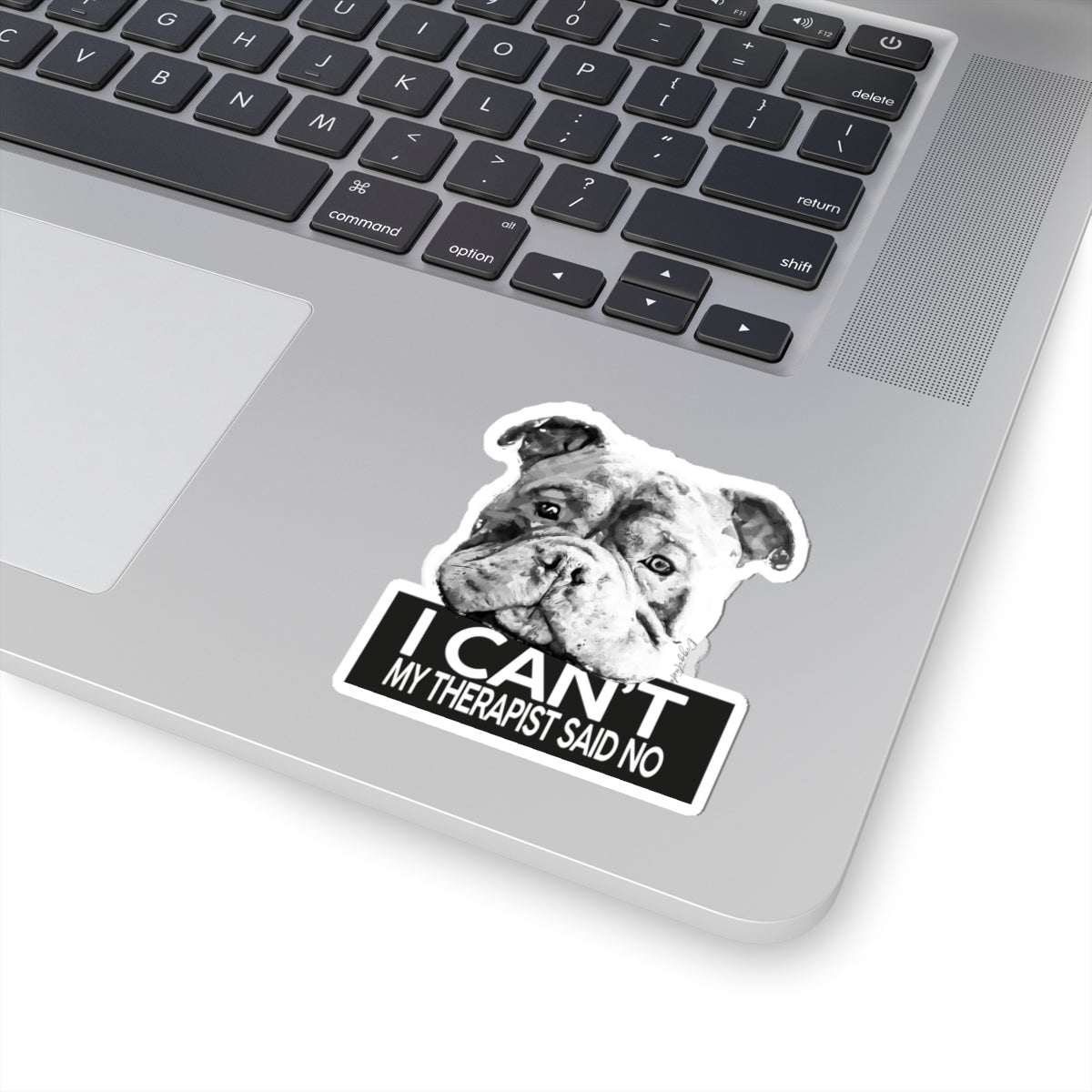 Funny Therapy Dog Stickers – Cute Laptop Decor & Gift for Pet Owners