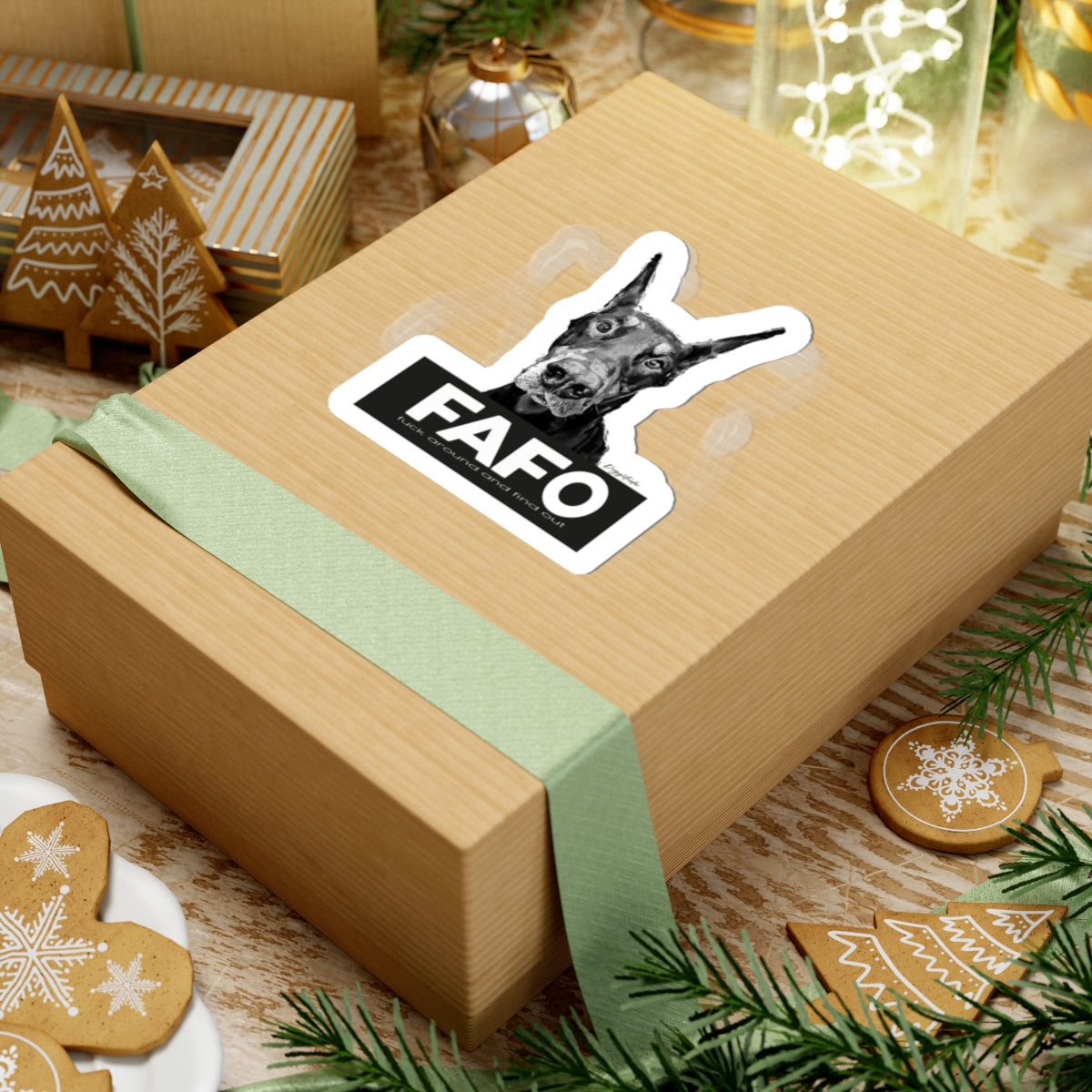 Kiss-Cut Dog Stickers – Funny Gift for Dog Moms & Pet Lovers