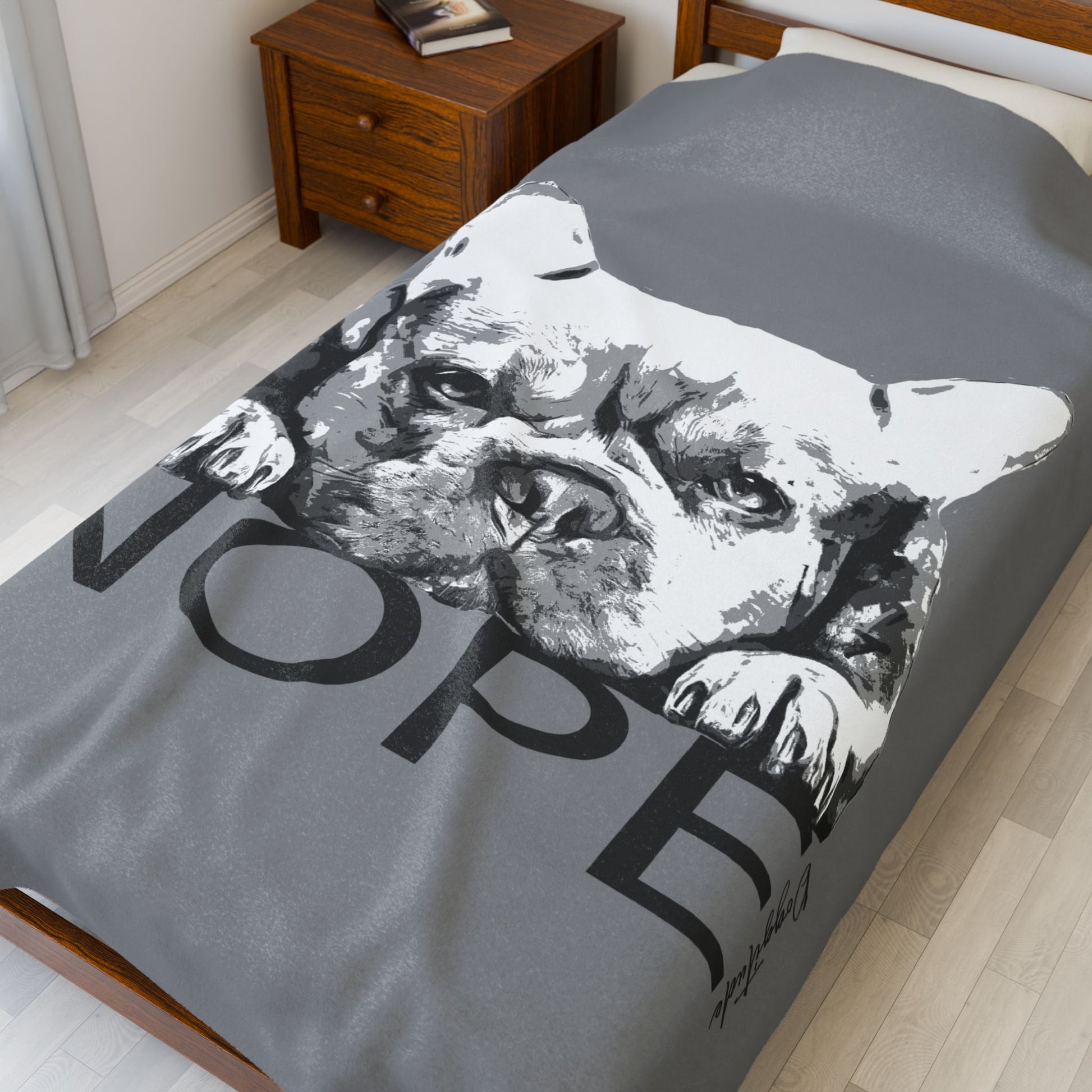 Dog Lover Plush Blanket – Cozy Velveteen Throw & Perfect Gift Idea