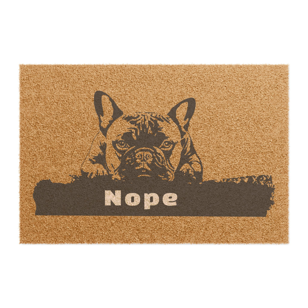 Nope Dog Doormat – Funny Welcome Mat & Unique Gift for Dog Lovers