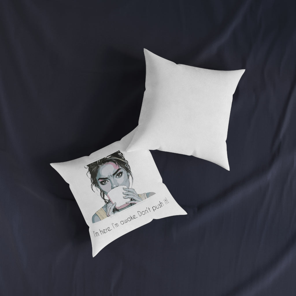 Quirky Coffee Pillow – Cozy Gift & Living Room Décor