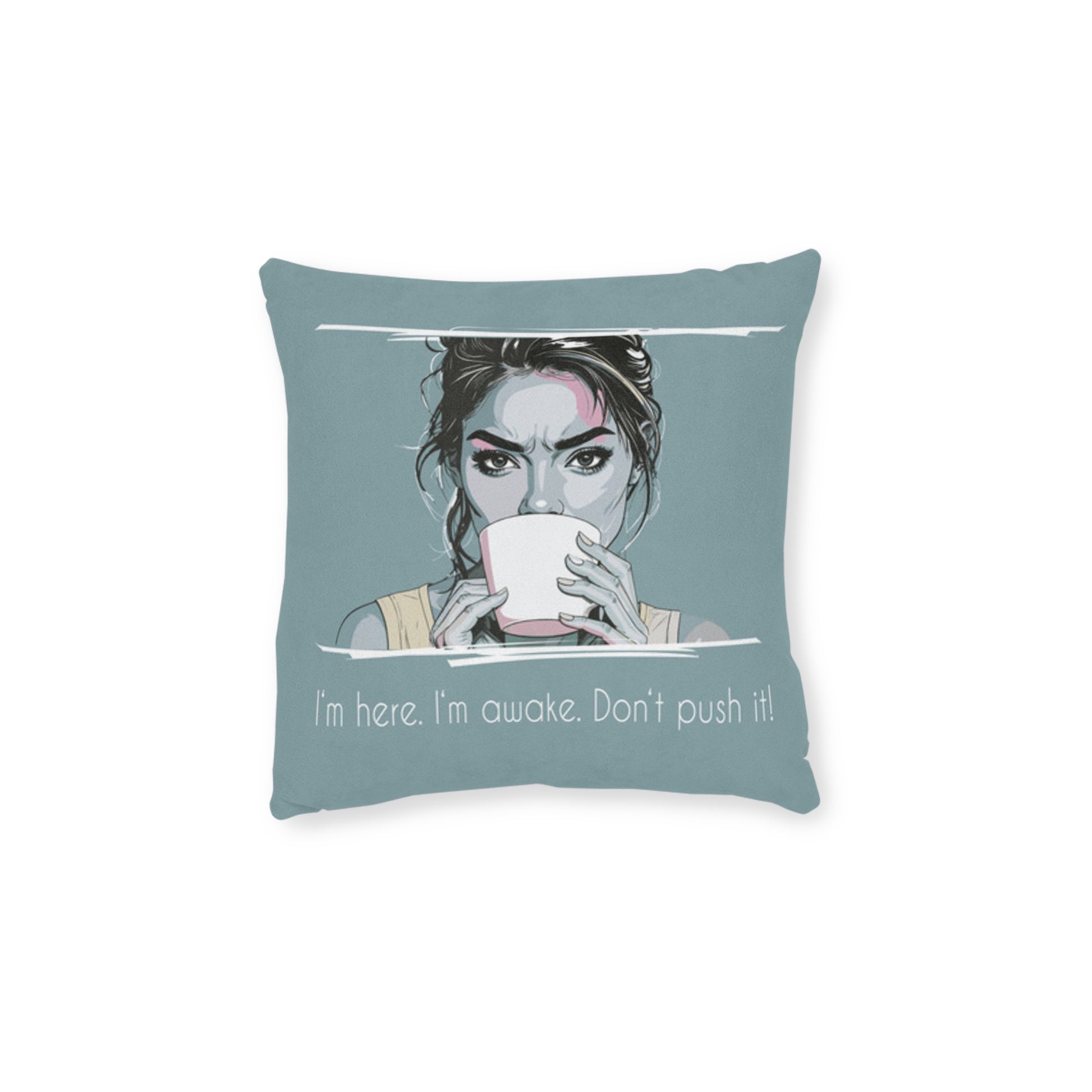 Funny Coffee Pillow – Cozy Home Décor & Perfect Gift