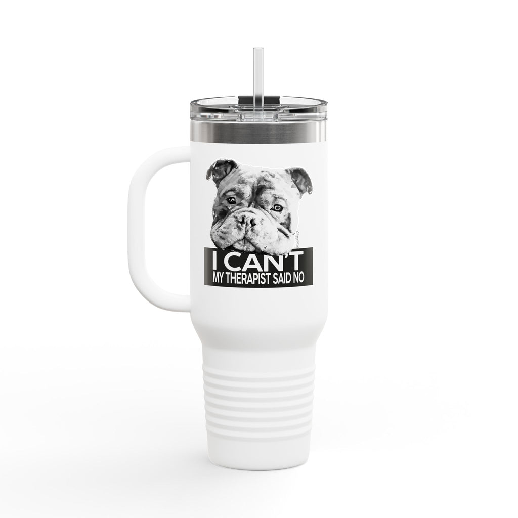 40oz Funny Insulated Mug – Personalized Coffee Tumbler for Dog Lovers