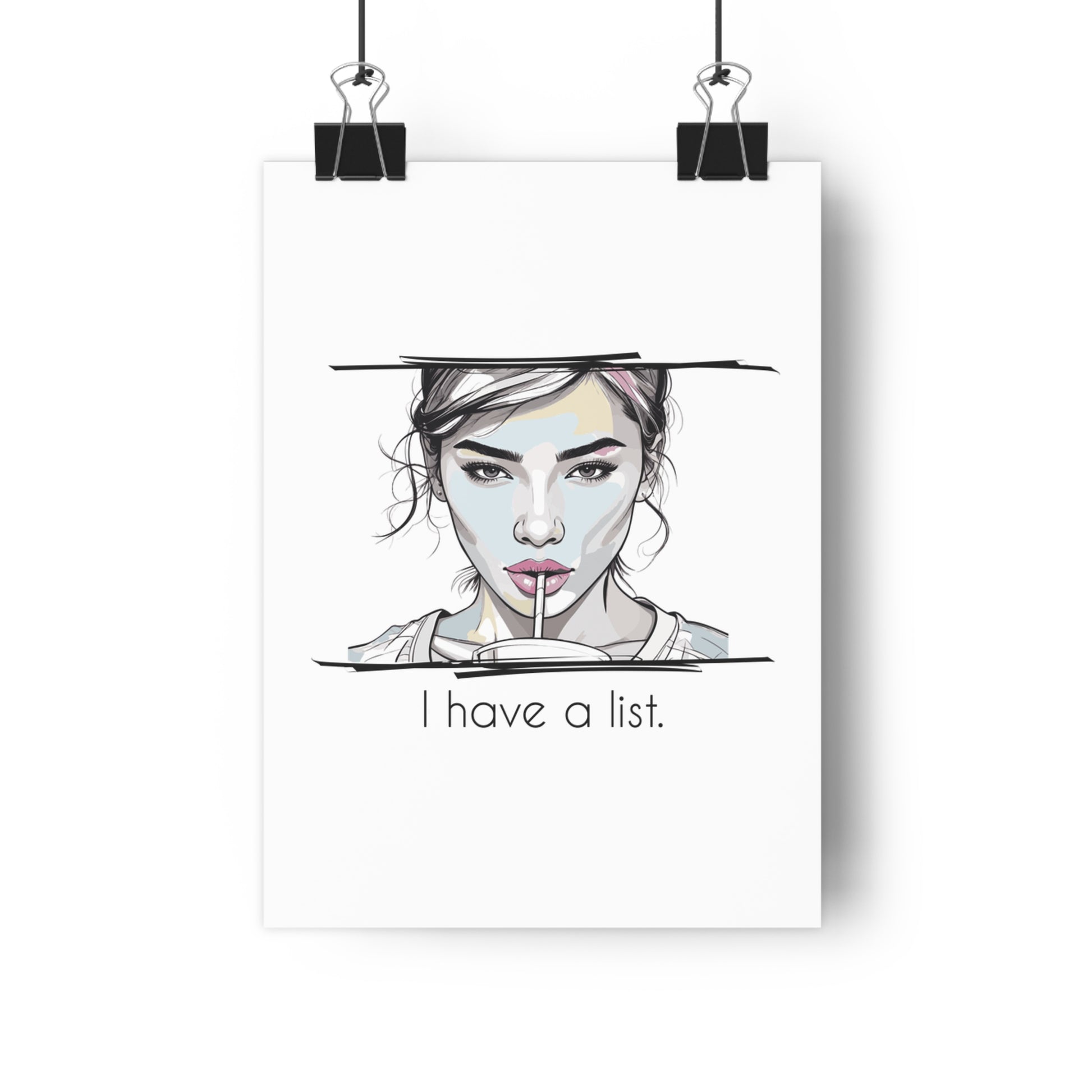 Motivational Giclée Art – Bold Portrait & Modern Home Décor