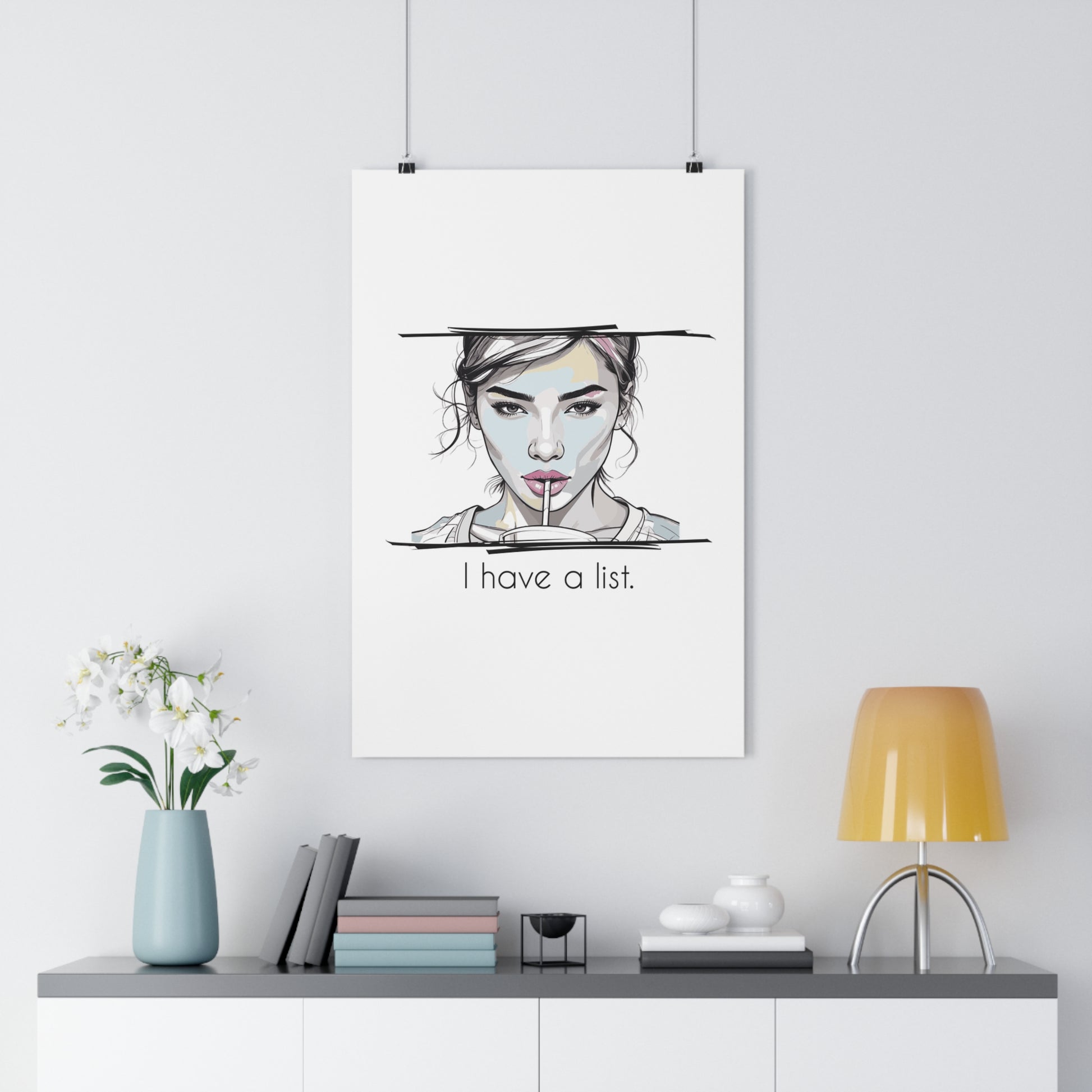 Motivational Giclée Art – Bold Portrait & Modern Home Décor