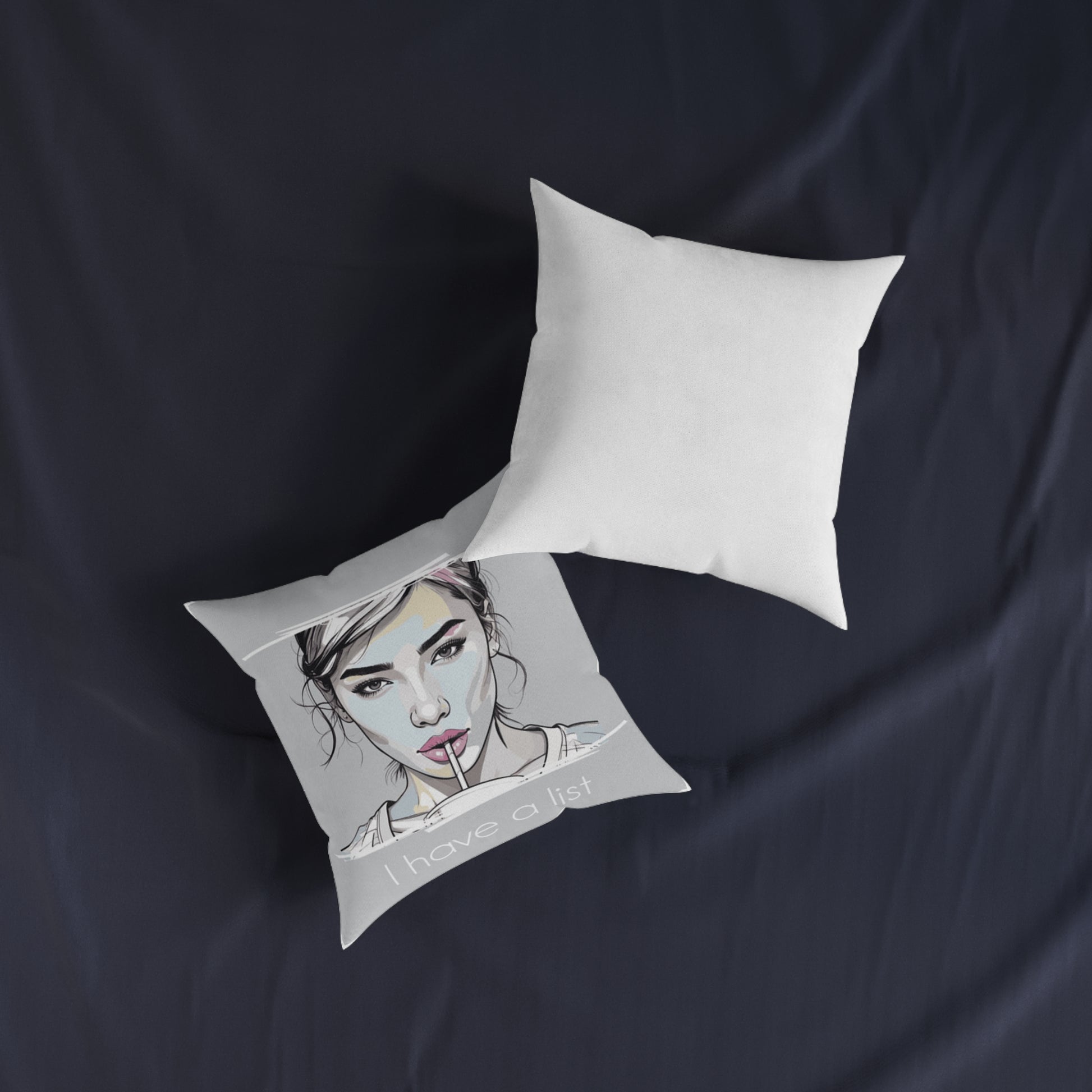 Chic Throw Pillow – List-Making Décor & Perfect Gift Idea