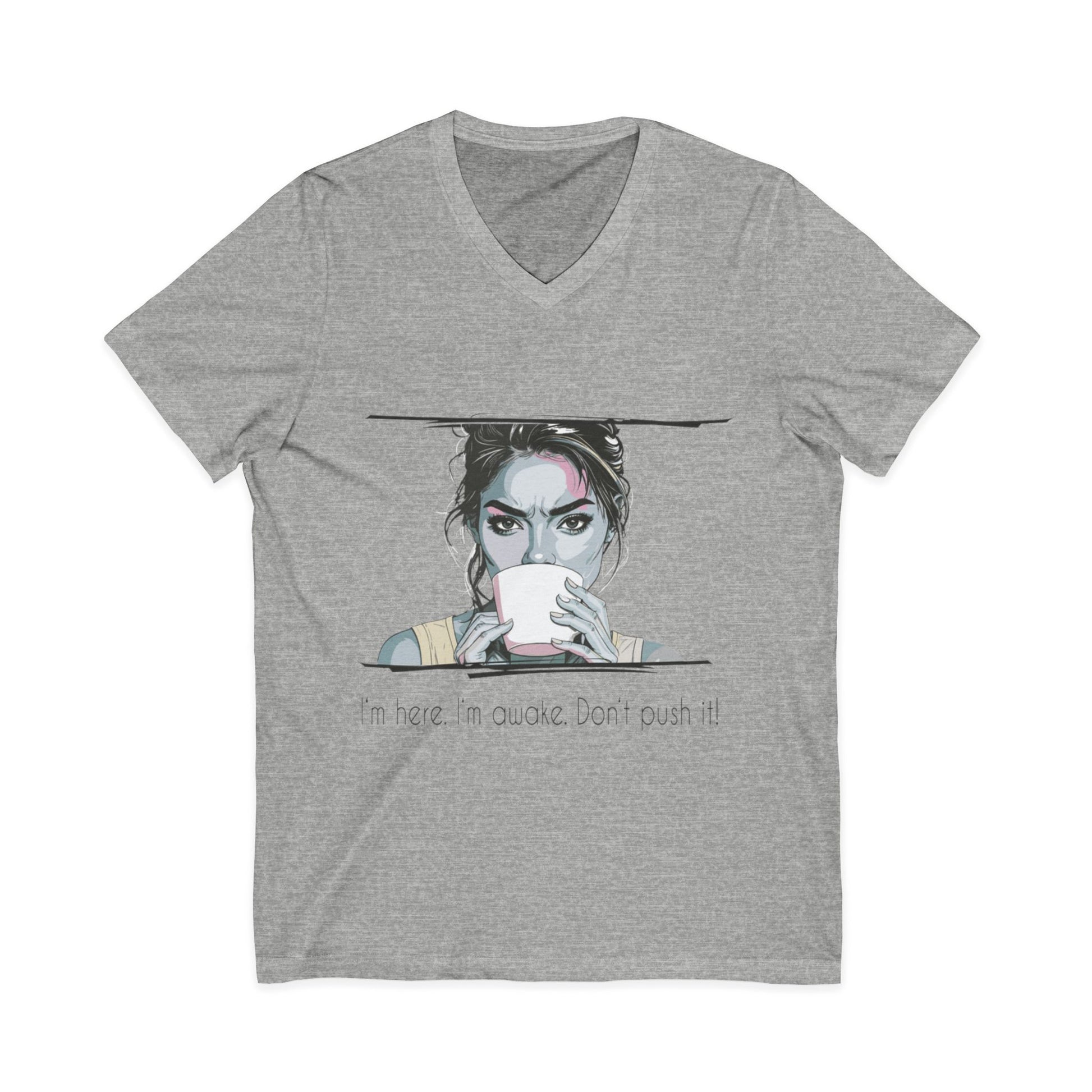 Unisex Jersey Short Sleeve V-Neck Tee