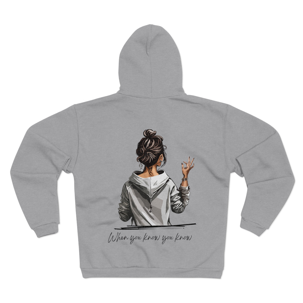 Unisex Hooded Zip Sweatshirt