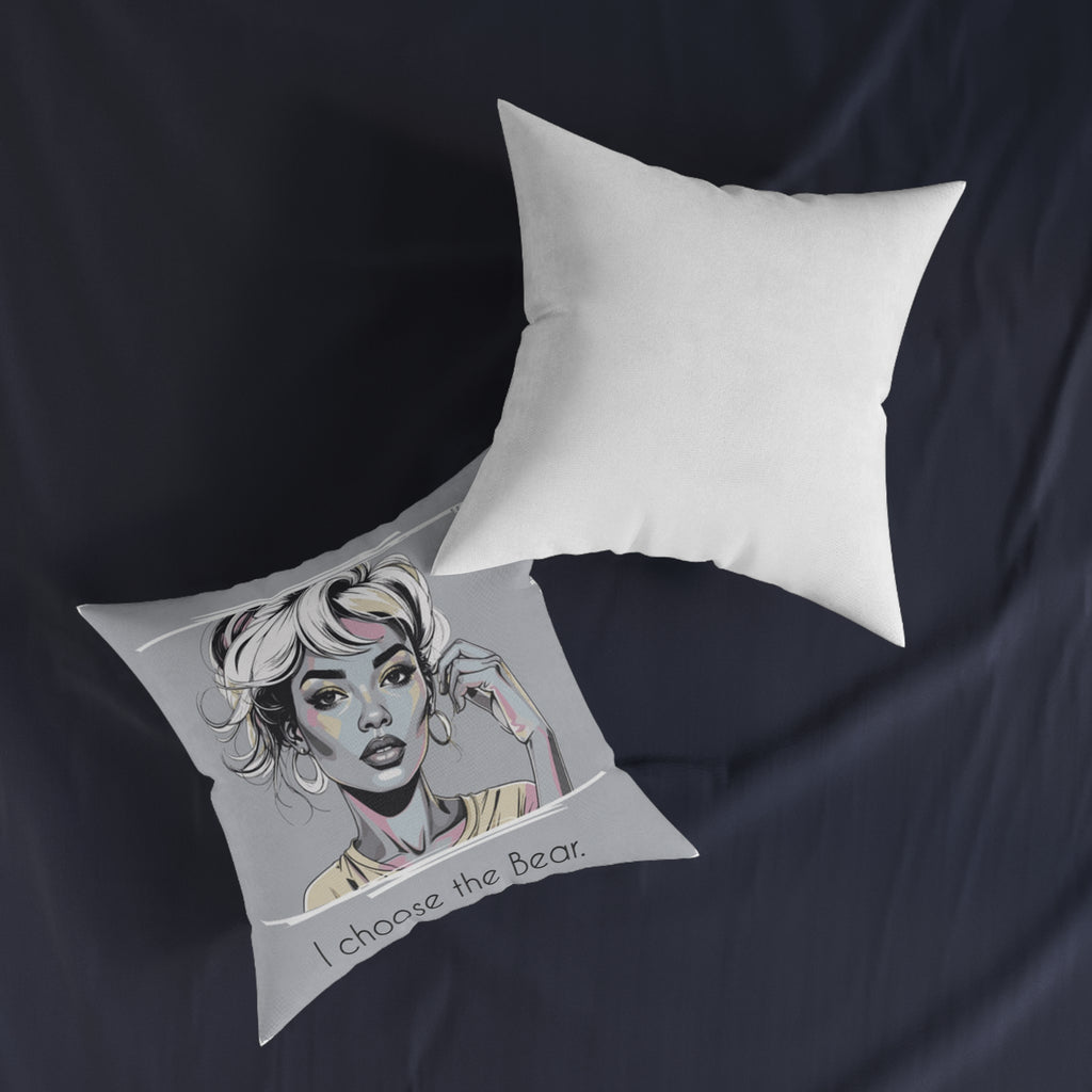 Cozy Bear Pillow – Modern Décor & Animal Lover Gift