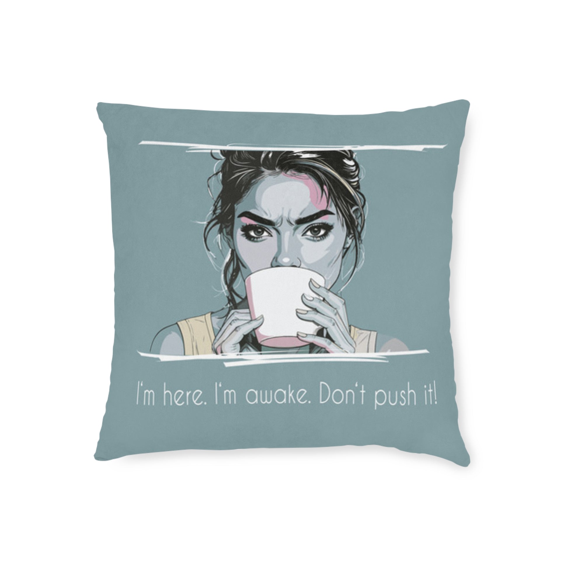 Funny Coffee Pillow – Cozy Home Décor & Perfect Gift