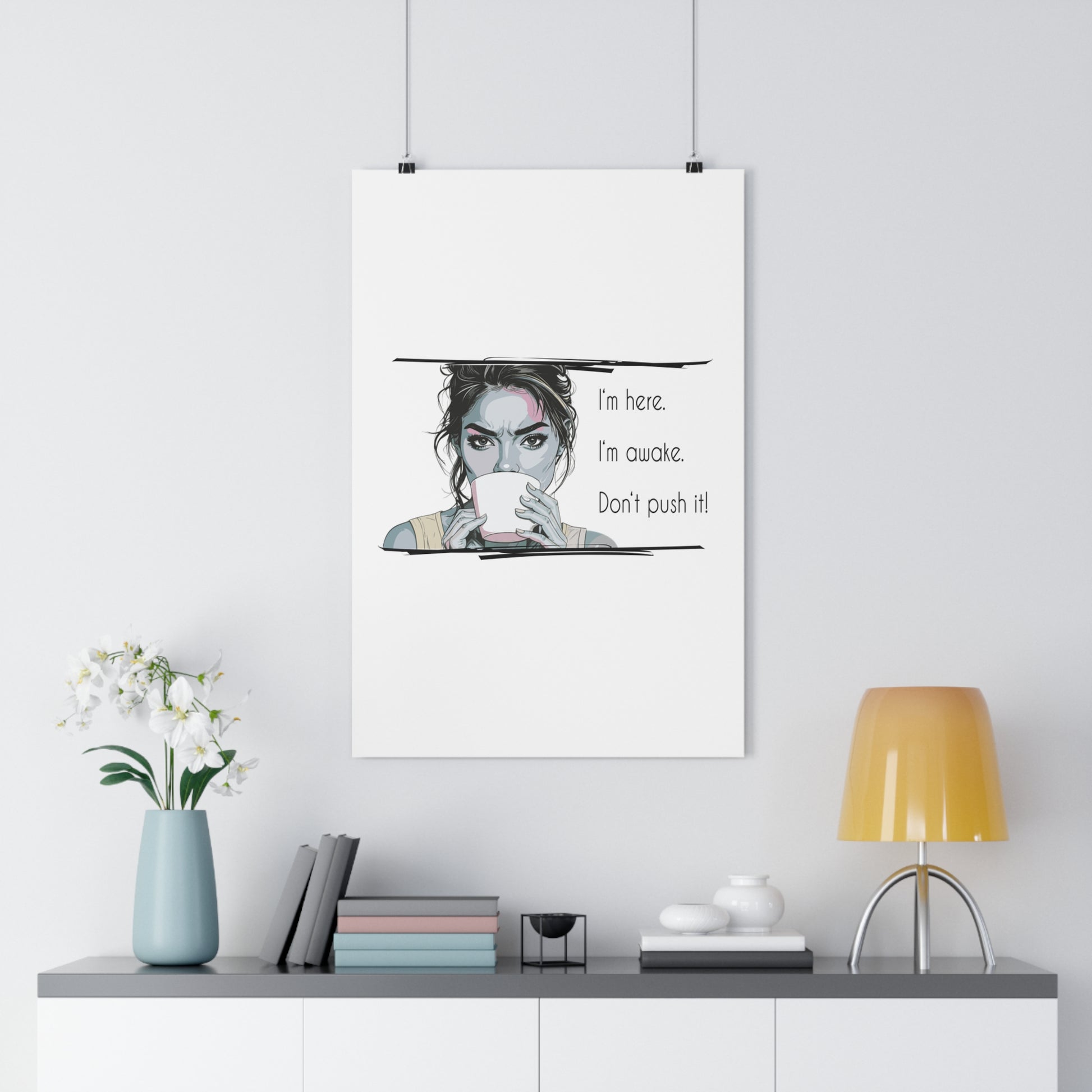 Motivational Coffee Art – Giclée Wall Print & Home Décor Gift
