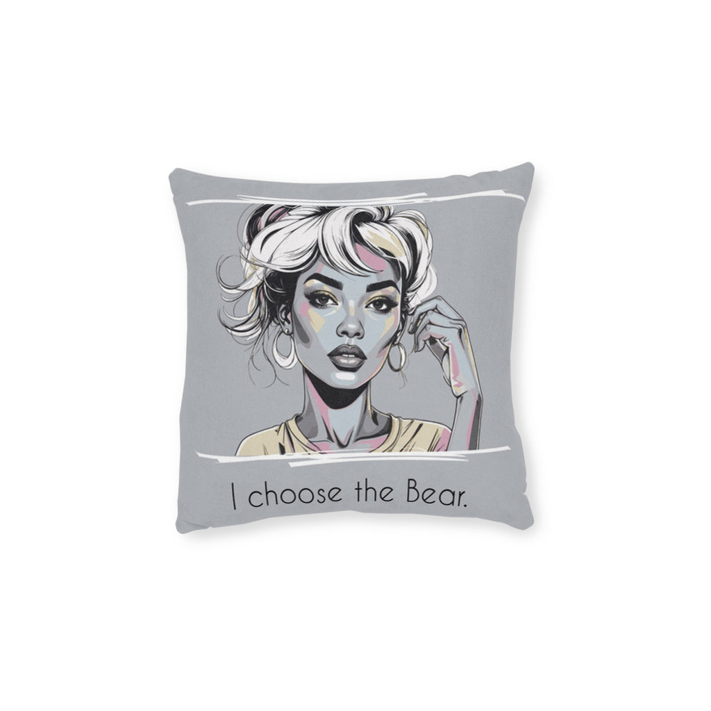 Cozy Bear Pillow – Modern Décor & Animal Lover Gift