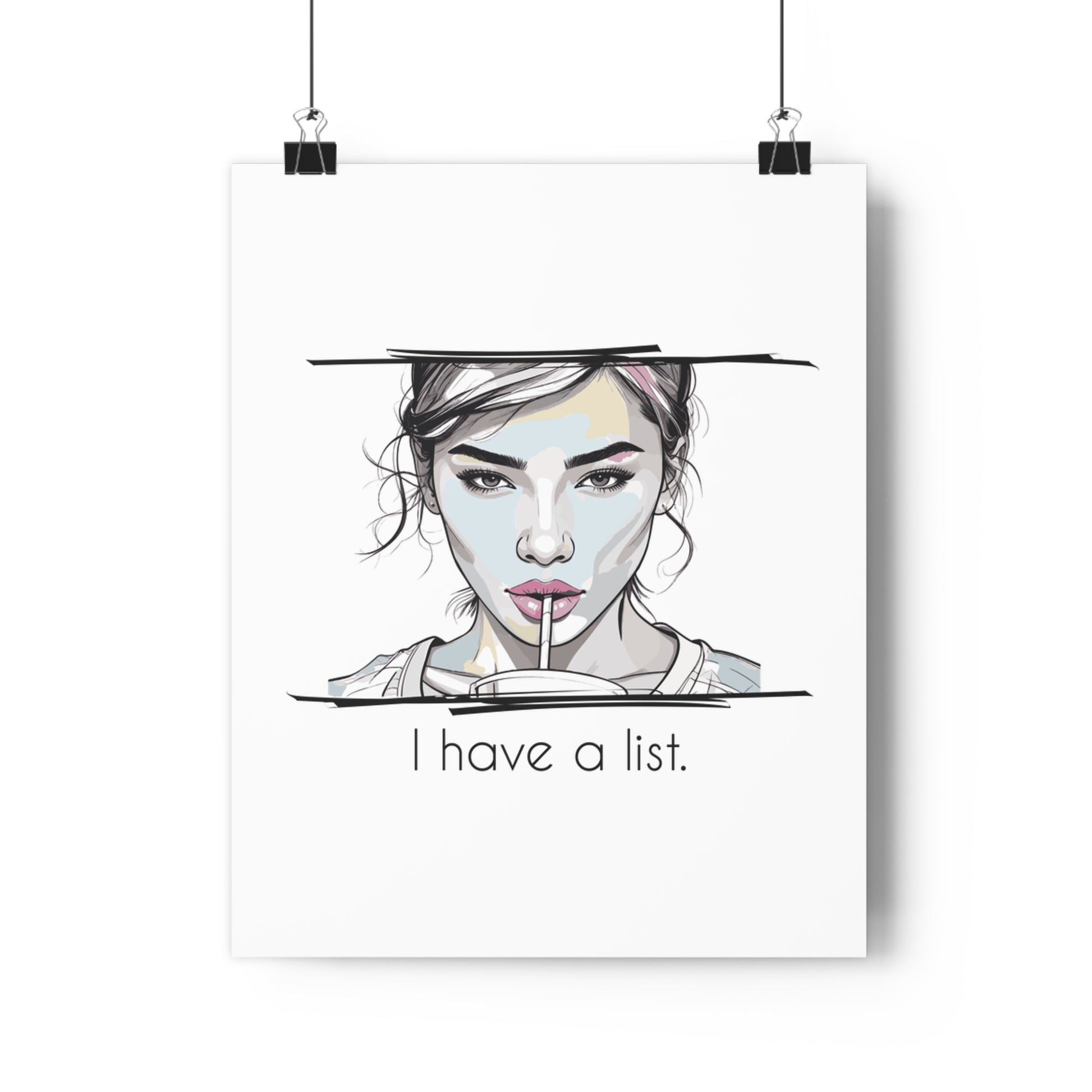 Motivational Giclée Art – Bold Portrait & Modern Home Décor