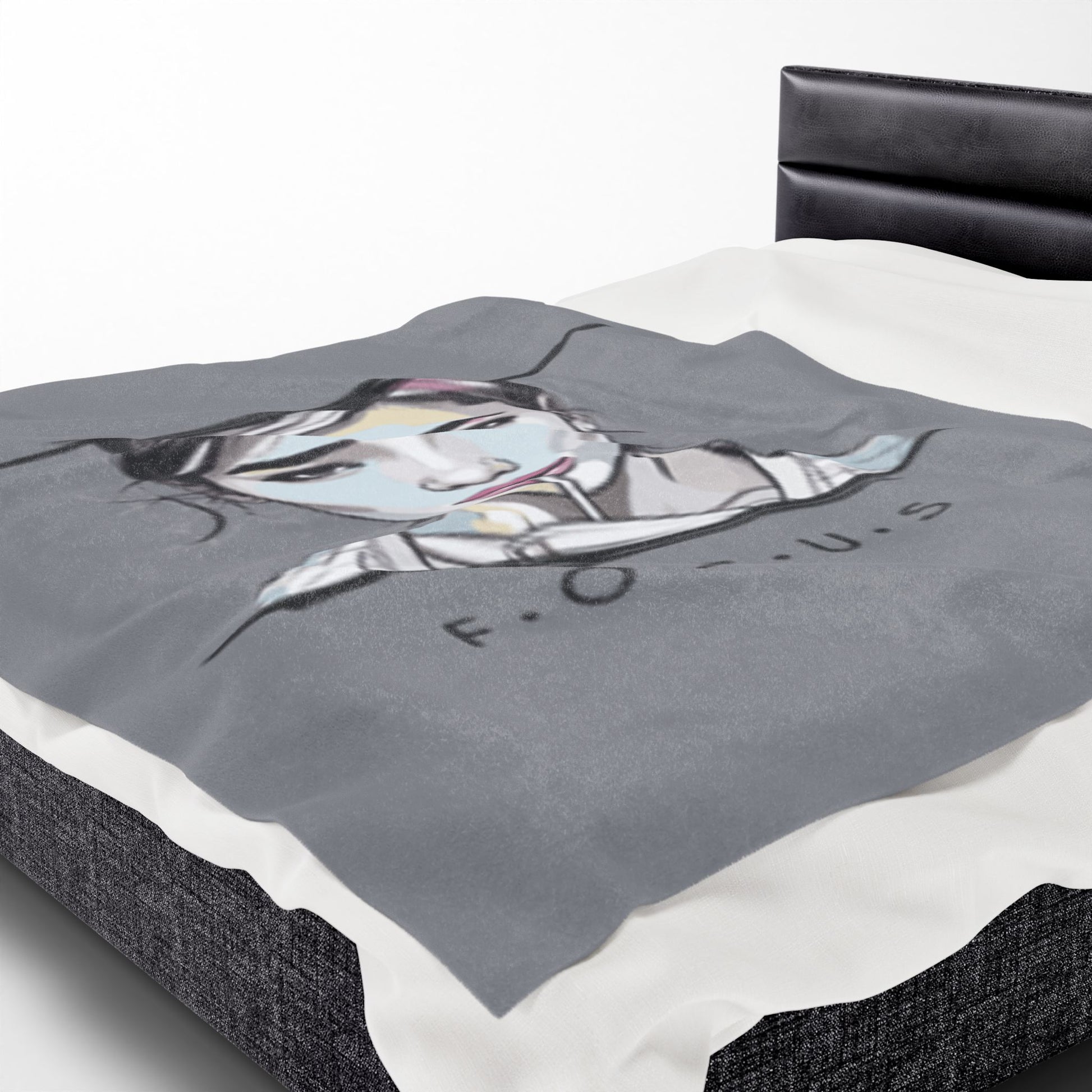 Velveteen Focus Blanket – Cozy Gift for Meditation & Mindful Living