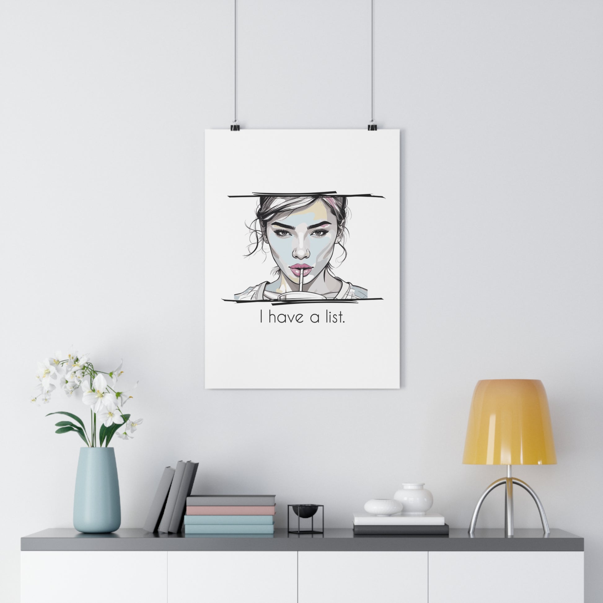 Motivational Giclée Art – Bold Portrait & Modern Home Décor