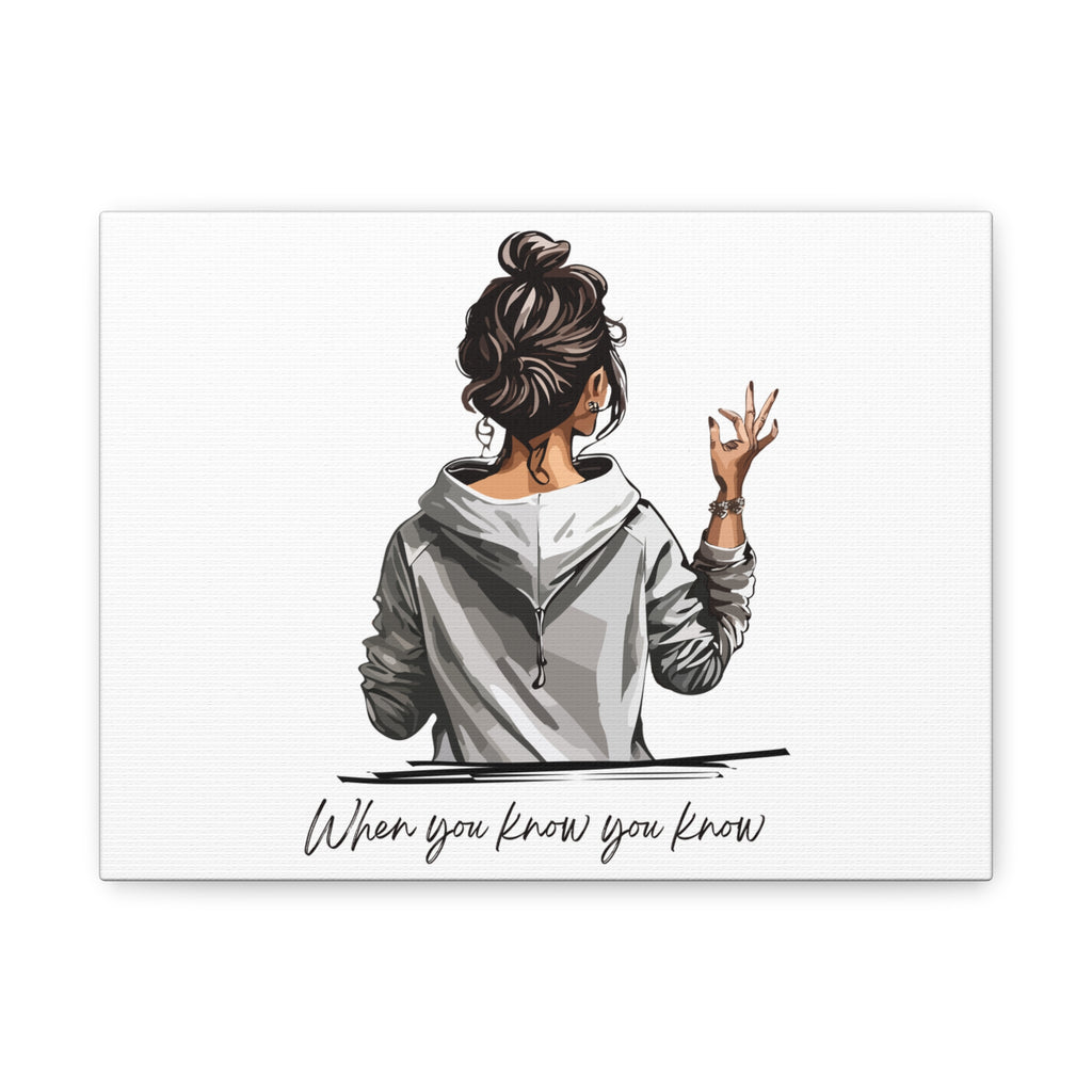 Modern Girl Canvas – Stylish Wall Décor & Inspiring Gift