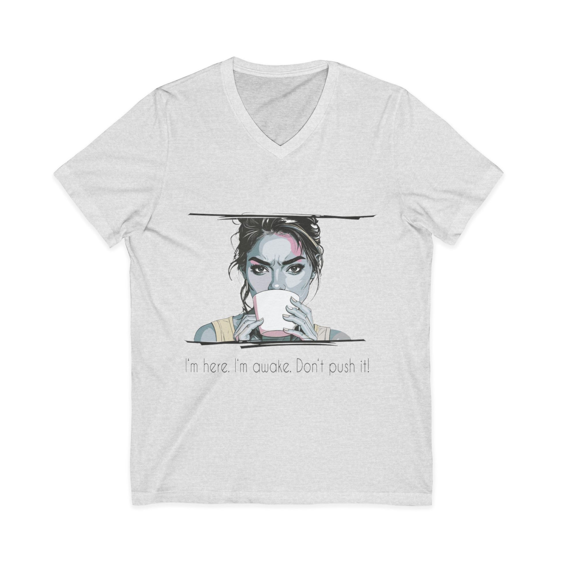 Unisex Jersey Short Sleeve V-Neck Tee