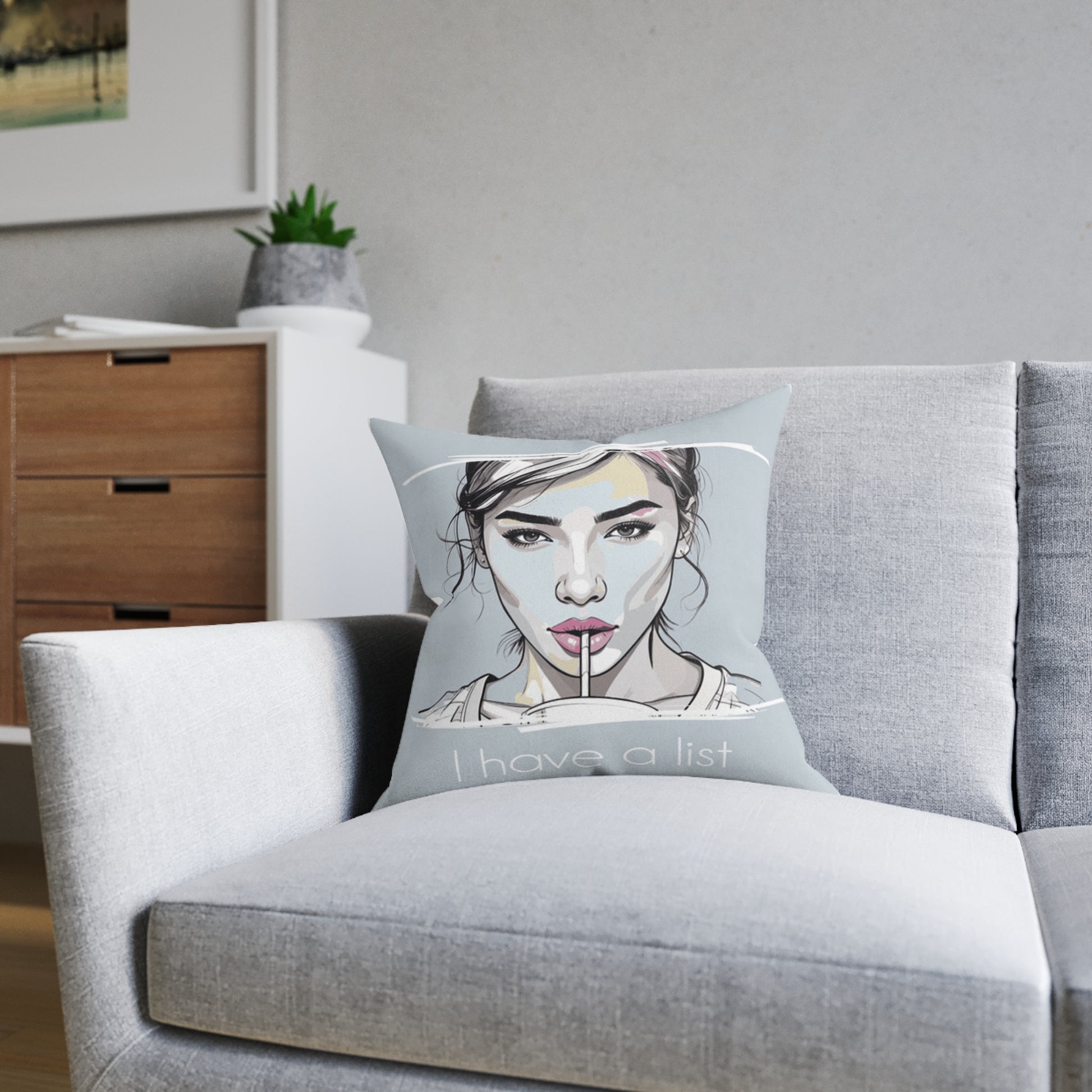 Decorative Square Pillow – Stylish Throw Cushion