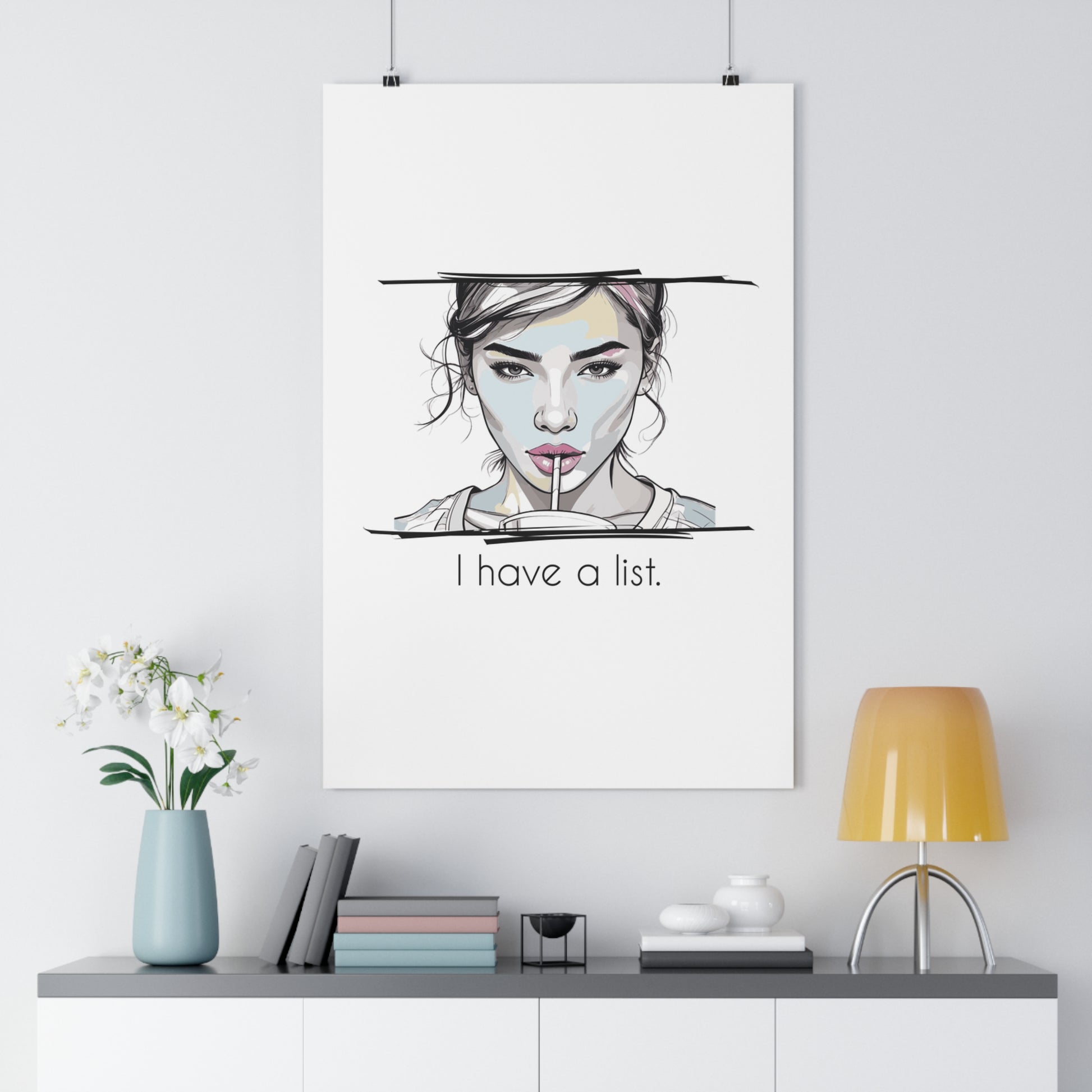 Motivational Giclée Art – Bold Portrait & Modern Home Décor