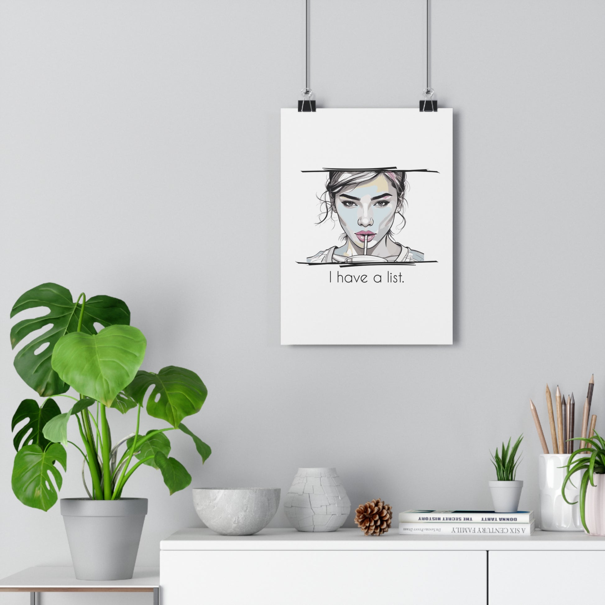 Motivational Giclée Art – Bold Portrait & Modern Home Décor