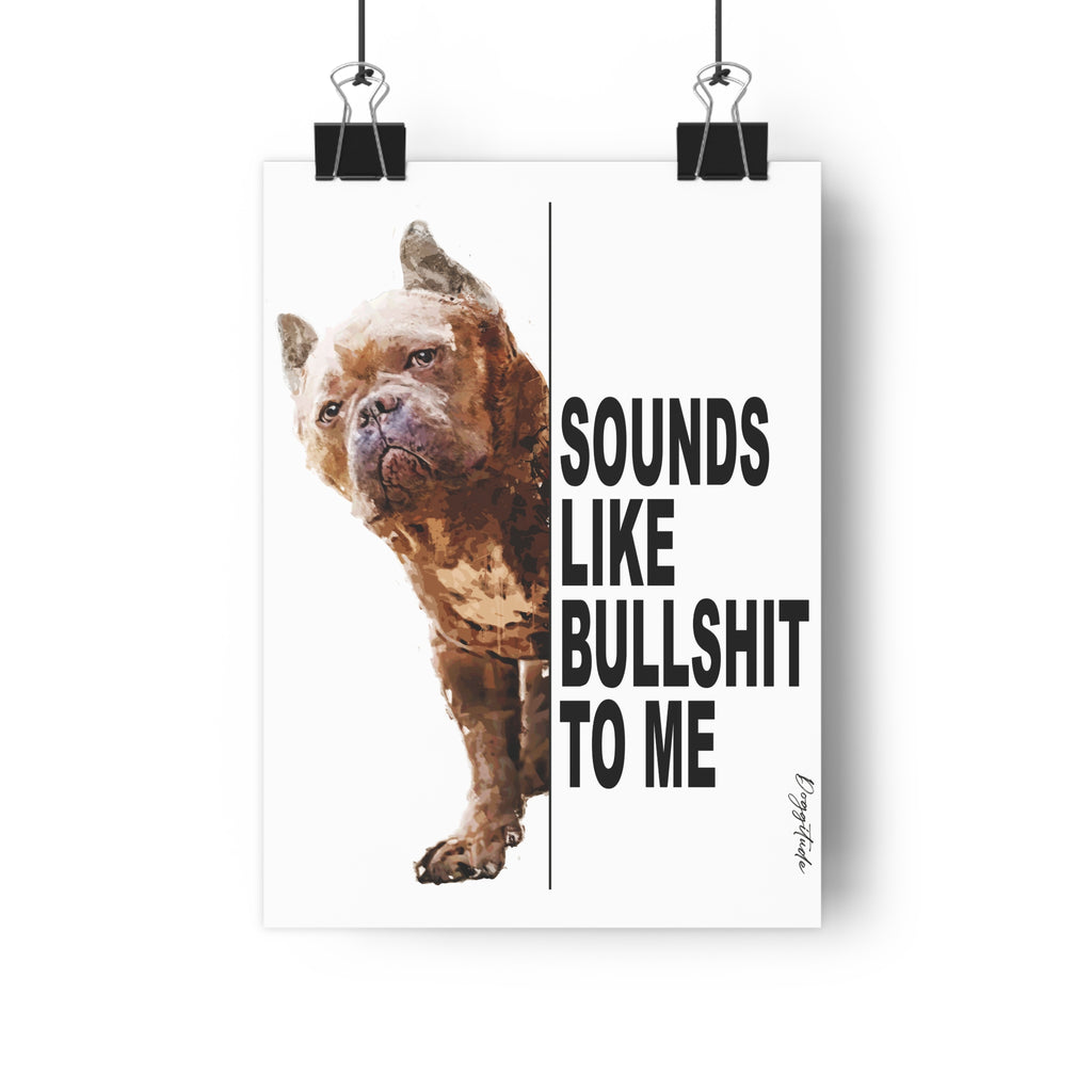 Humorous Dog Giclée – Unique Wall Art & Home Accent