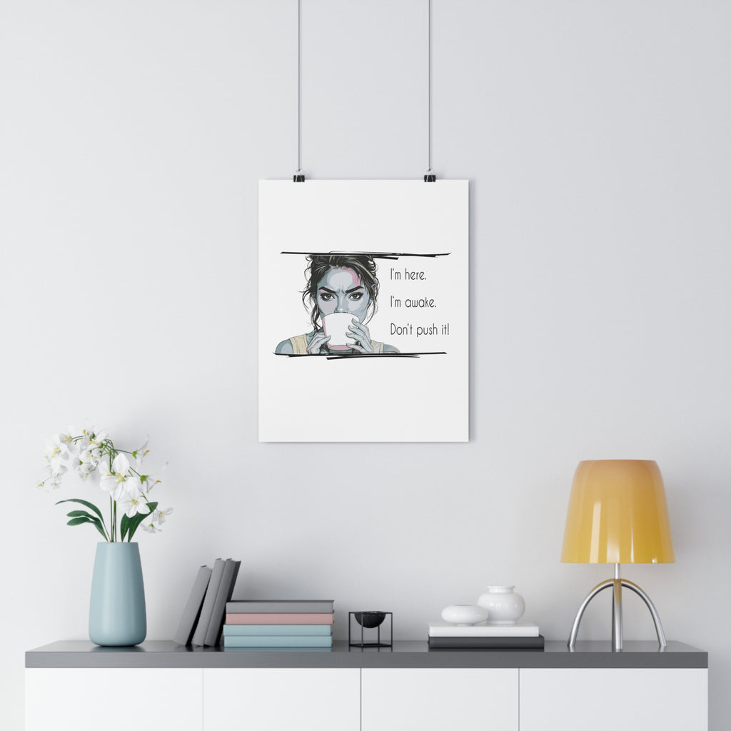 Motivational Coffee Art – Giclée Wall Print & Home Décor Gift