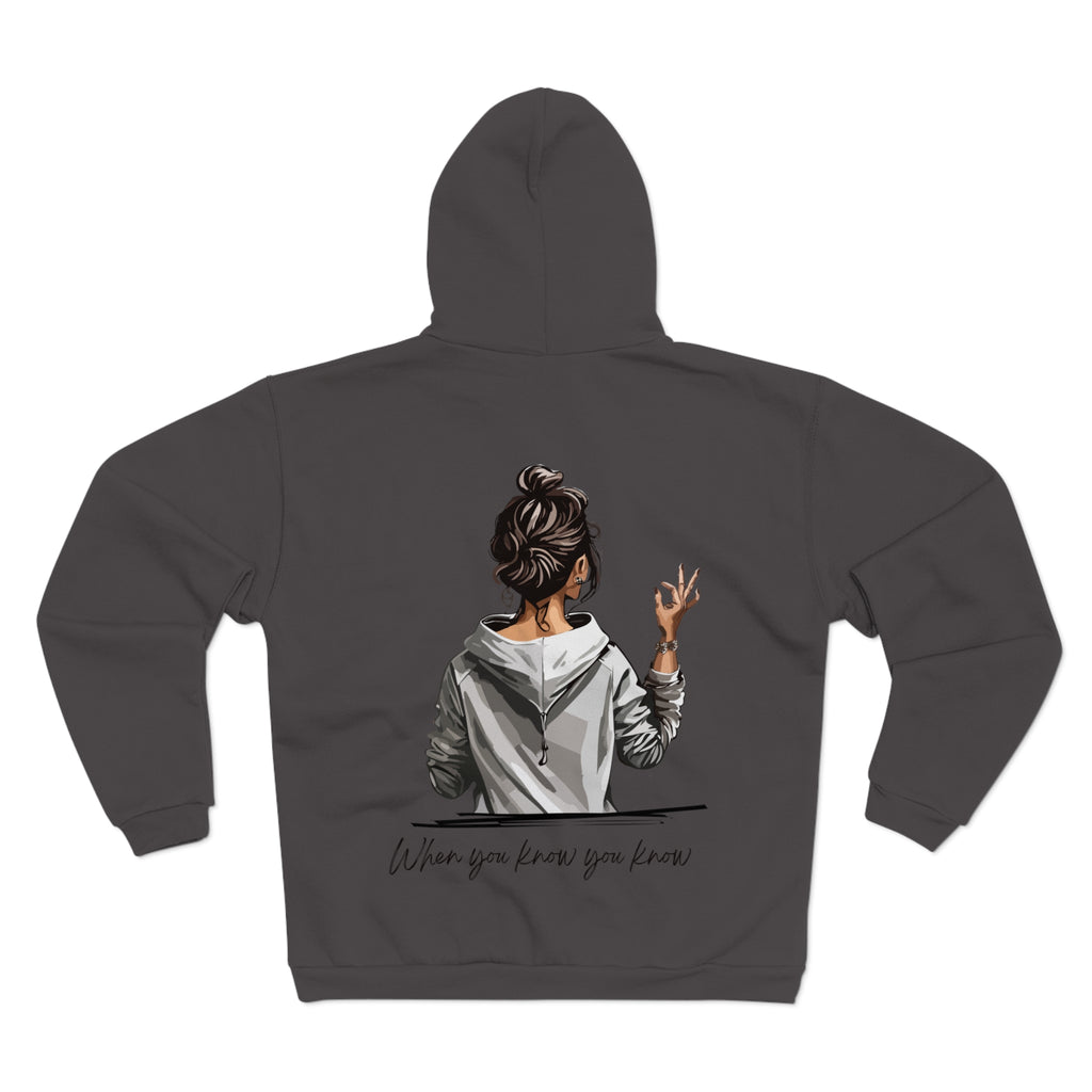 Unisex Hooded Zip Sweatshirt