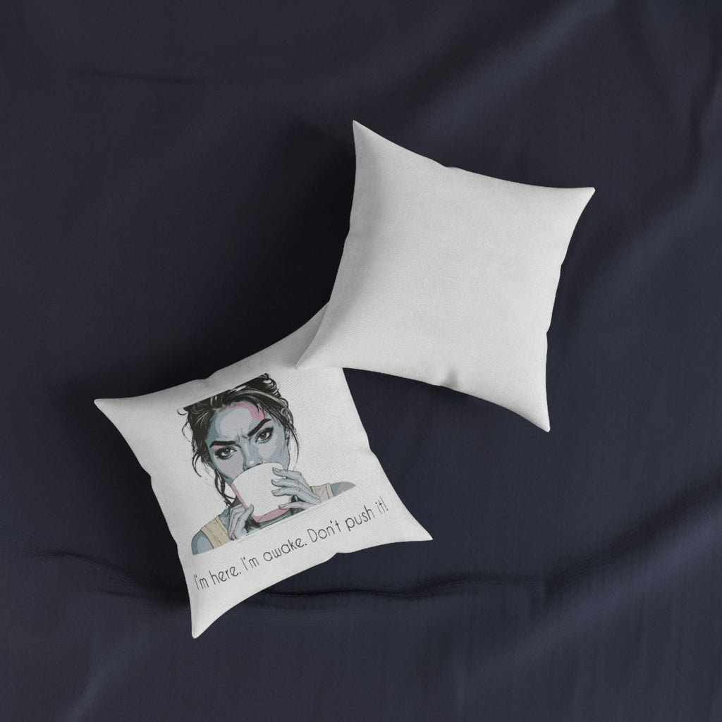 Quirky Coffee Pillow – Cozy Gift & Living Room Décor