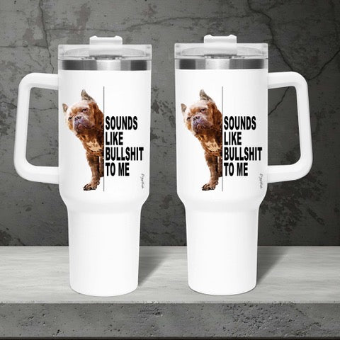 Dog Lover Mug 40oz – Funny Insulated Travel Tumbler Gift