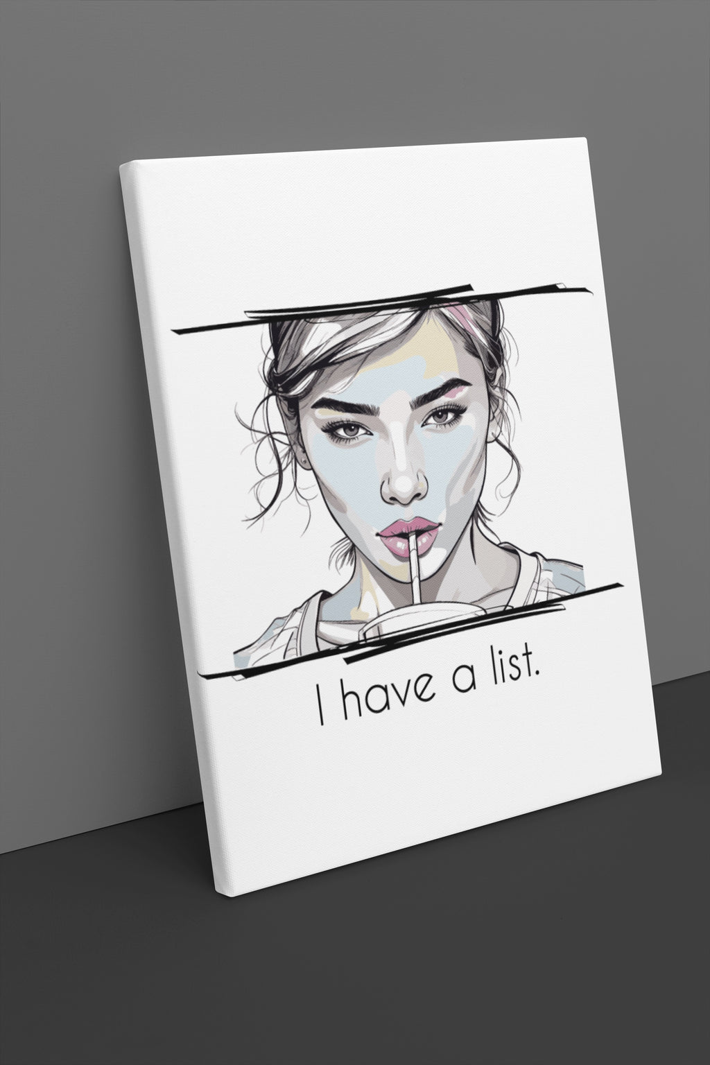 Inspirational Wall Art – Motivational Quote Canvas Gift for Her