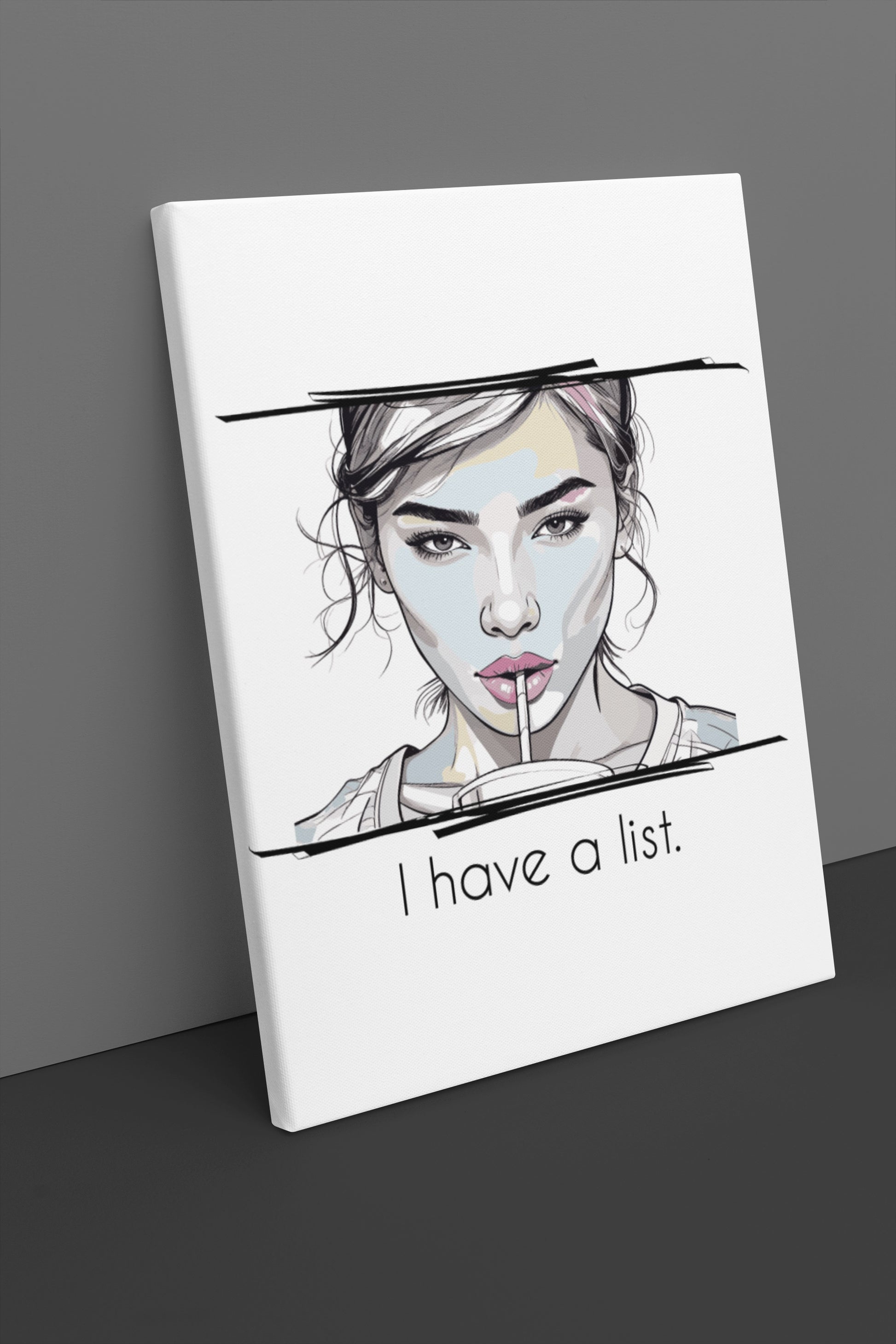 Inspirational Wall Art – Motivational Quote Canvas Gift for Her