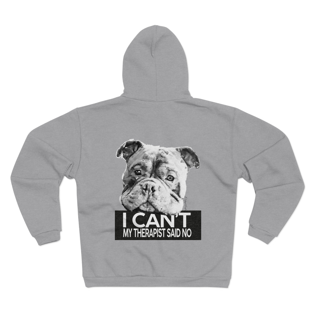Funny Dog Quote Zip Hoodie for Pet Lovers
