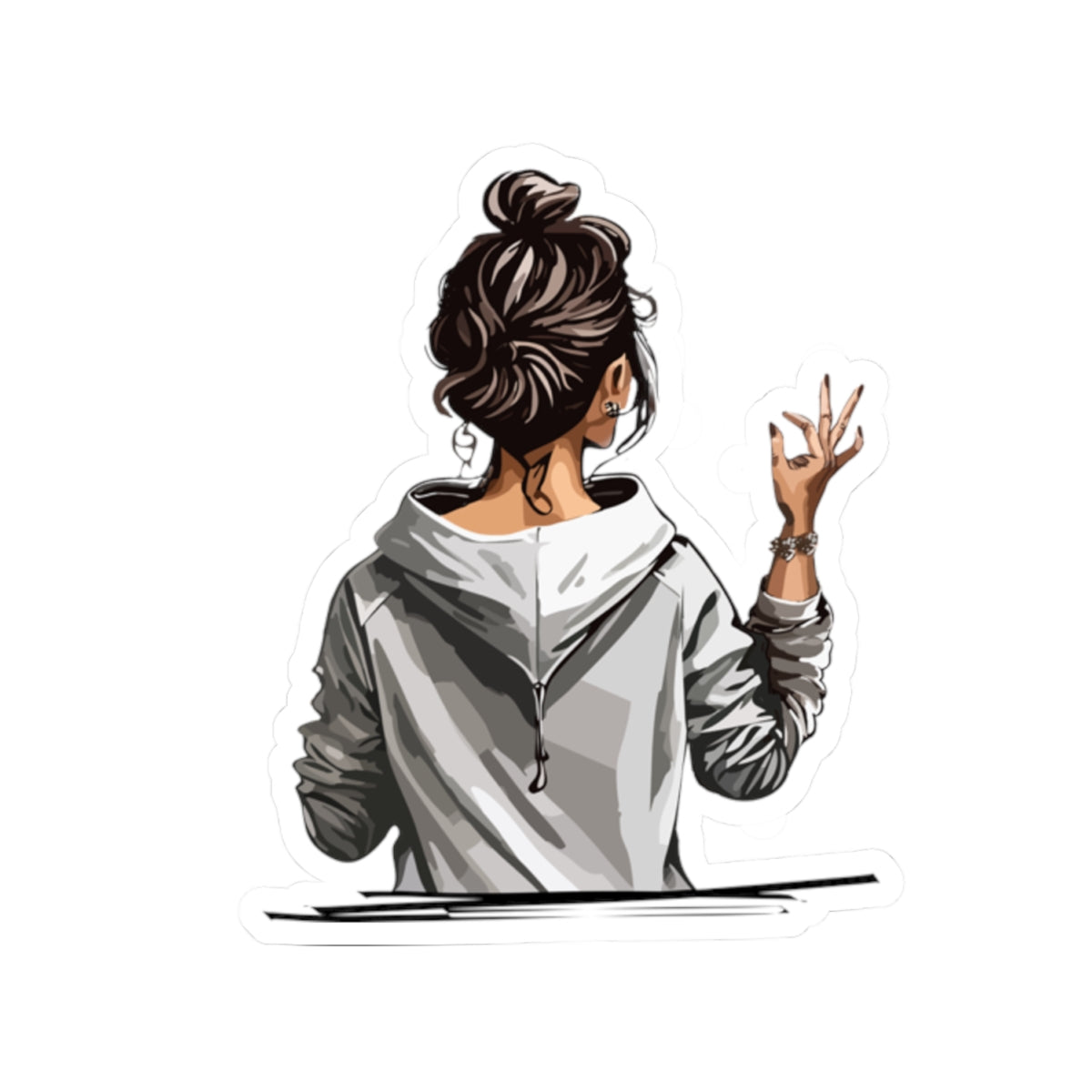 Awake & Unstoppable Kiss-Cut Stickers | Motivational Stickers for Laptops, Journals, Water Bottles, Gifts, Home Decor