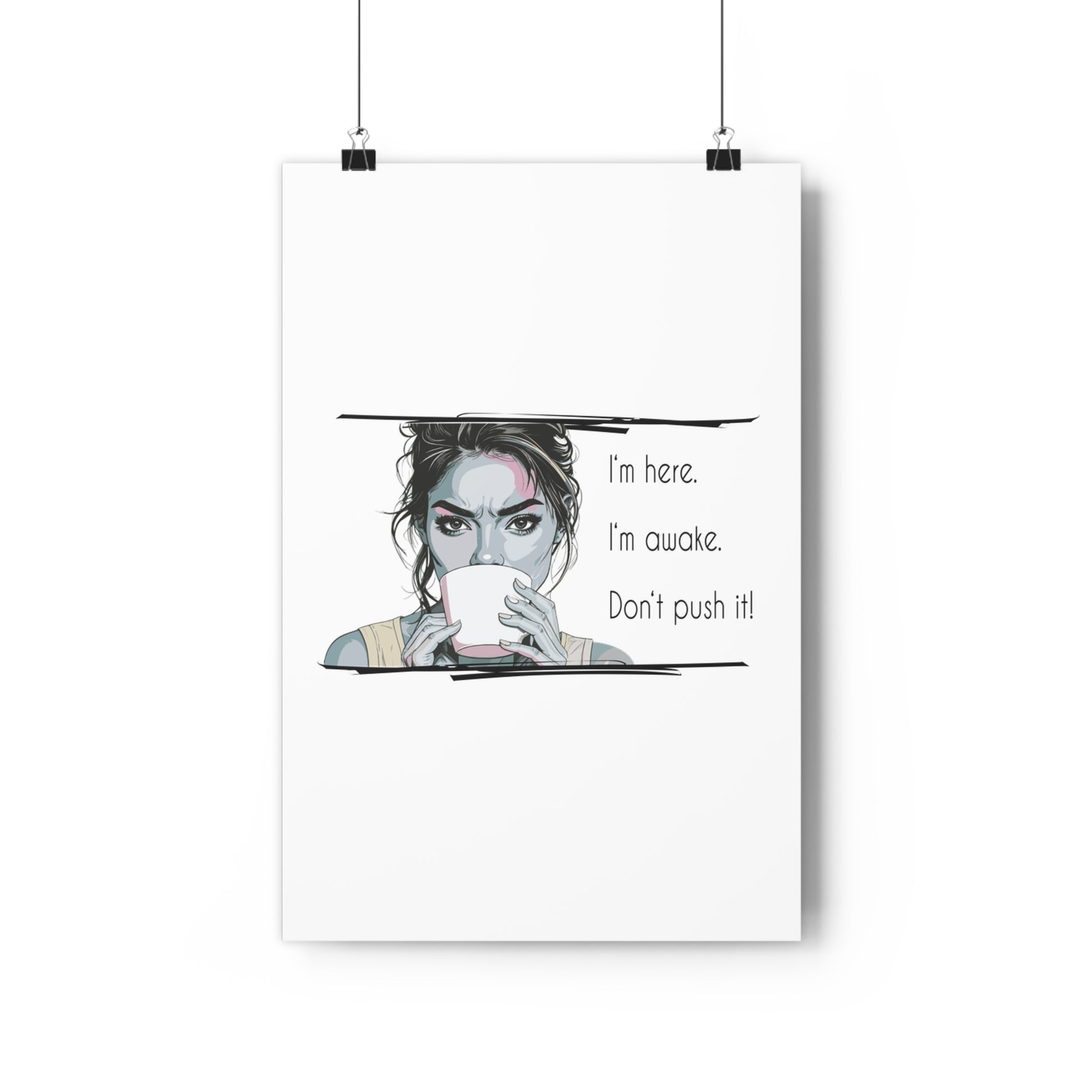 Motivational Coffee Art – Giclée Wall Print & Home Décor Gift