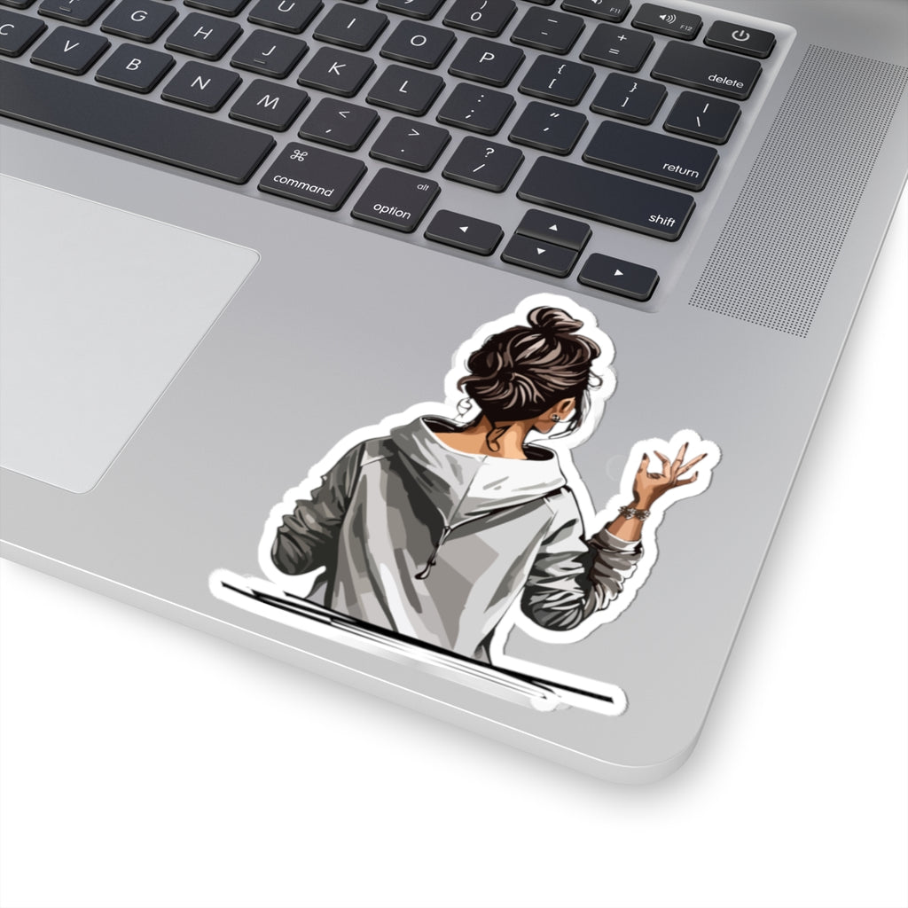 Awake & Unstoppable Kiss-Cut Stickers | Motivational Stickers for Laptops, Journals, Water Bottles, Gifts, Home Decor