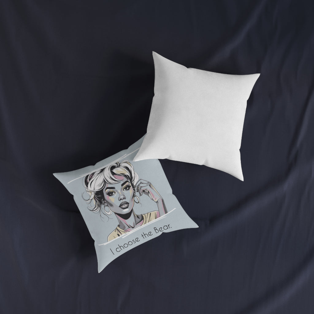 Bear Throw Pillow – Unique Animal Lover Accent