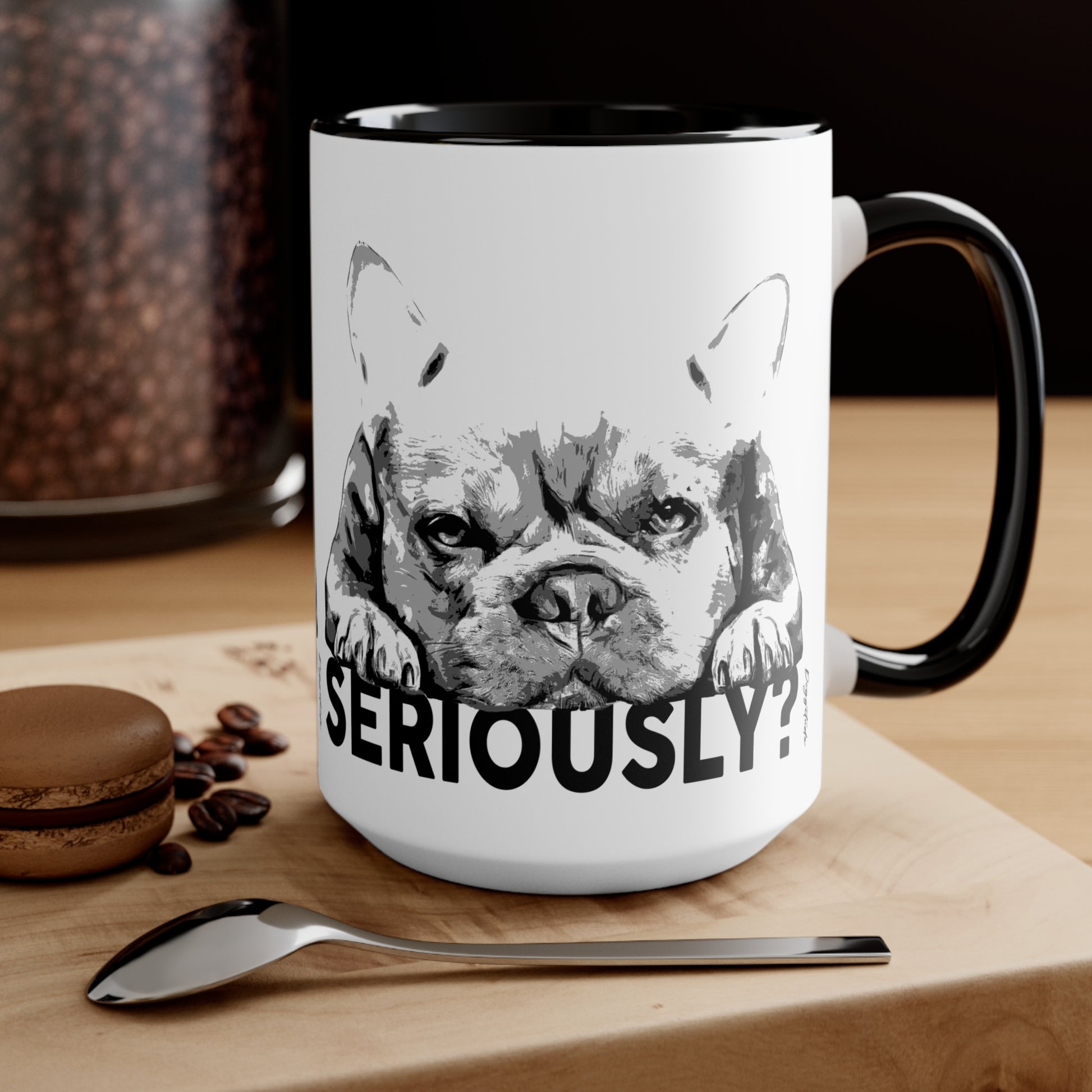 Cute French Bulldog Mug – Funny Coffee Cup & Birthday Gift for Dog Moms