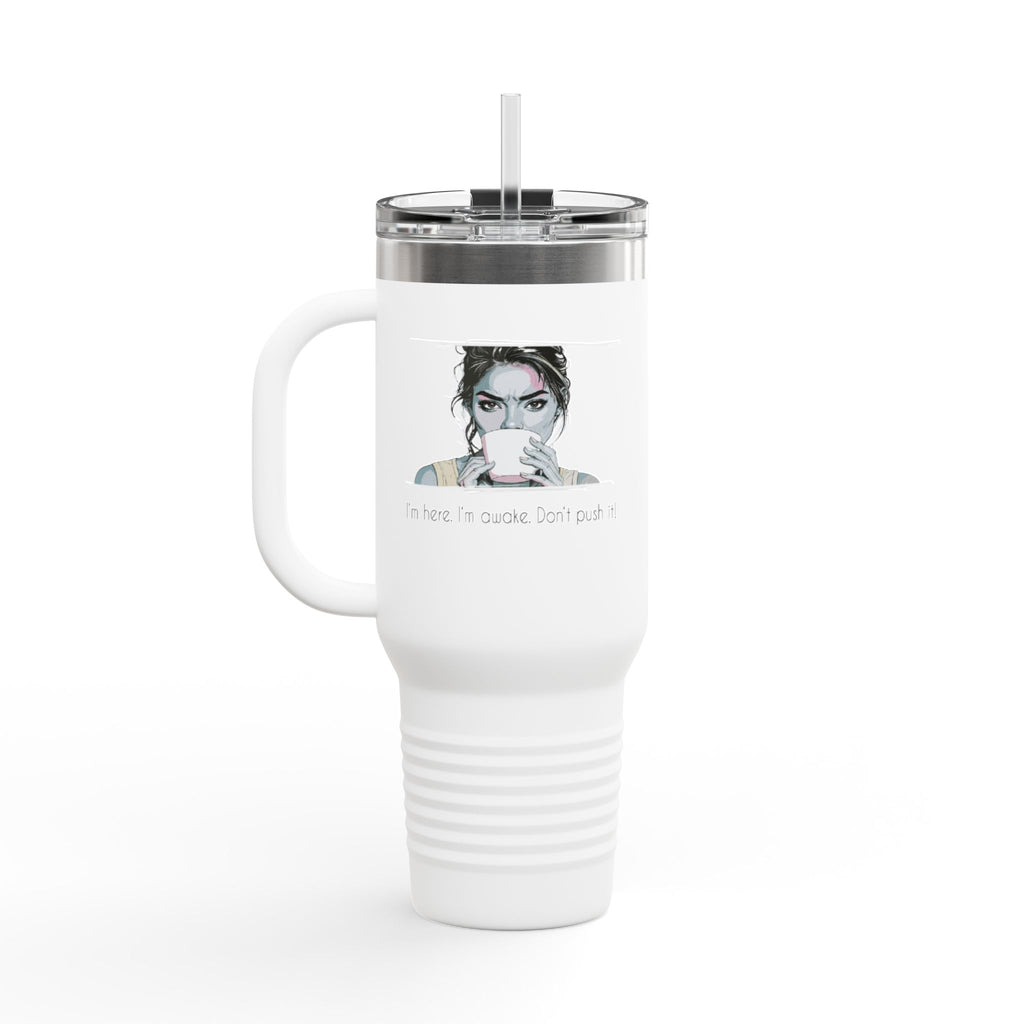 Insulated Coffee Travel Mug for Her – Motivational Quote Tumbler, Hot & Cold Cup