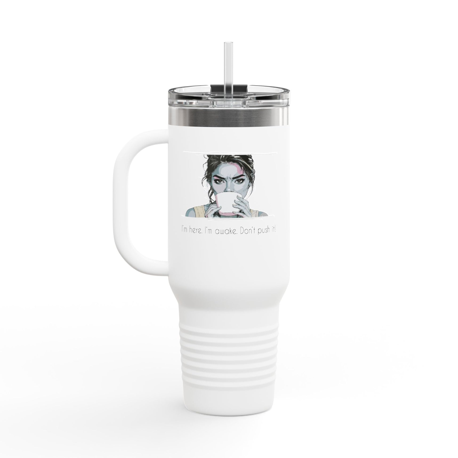 Insulated Coffee Travel Mug for Her – Motivational Quote Tumbler, Hot & Cold Cup