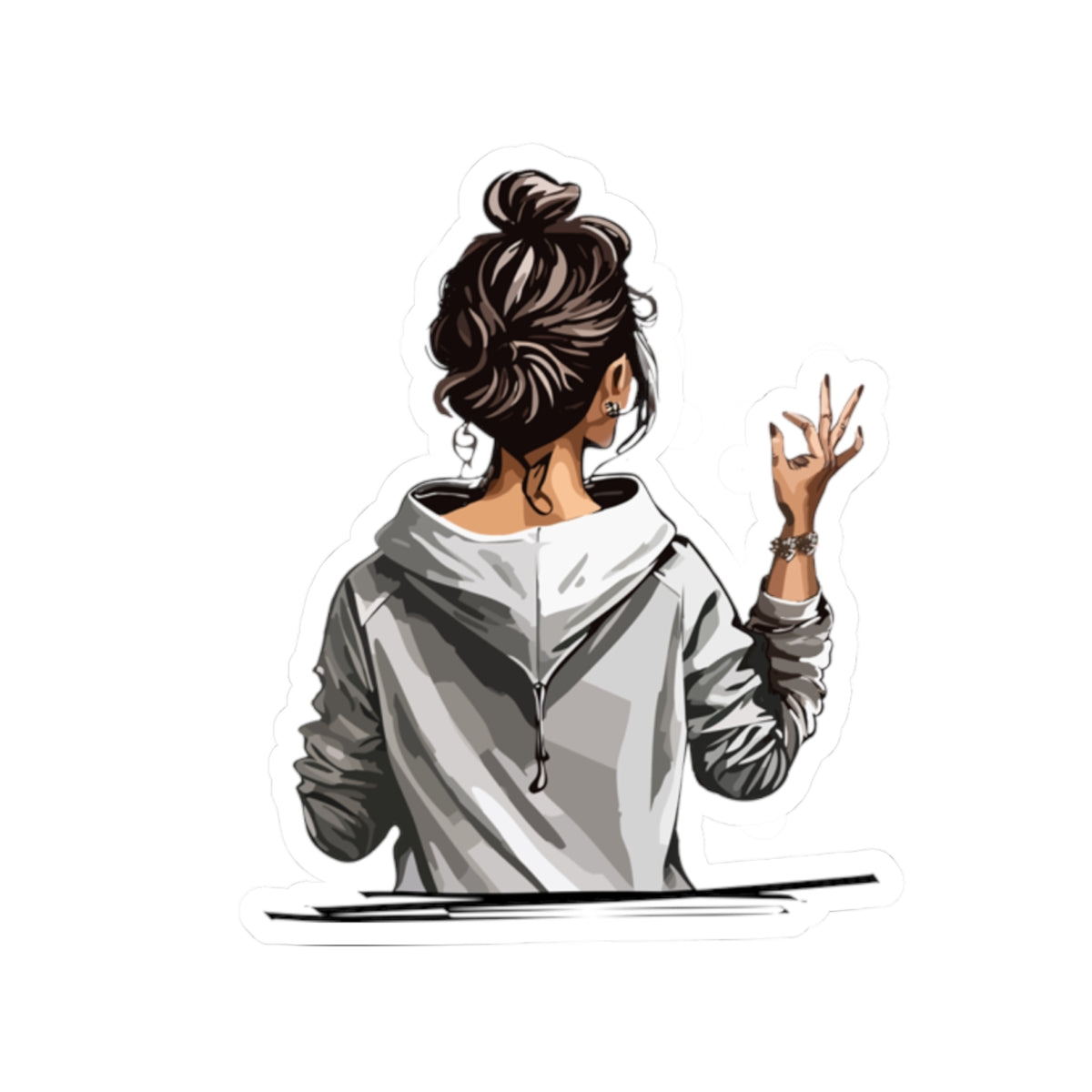 Awake & Unstoppable Kiss-Cut Stickers | Motivational Stickers for Laptops, Journals, Water Bottles, Gifts, Home Decor