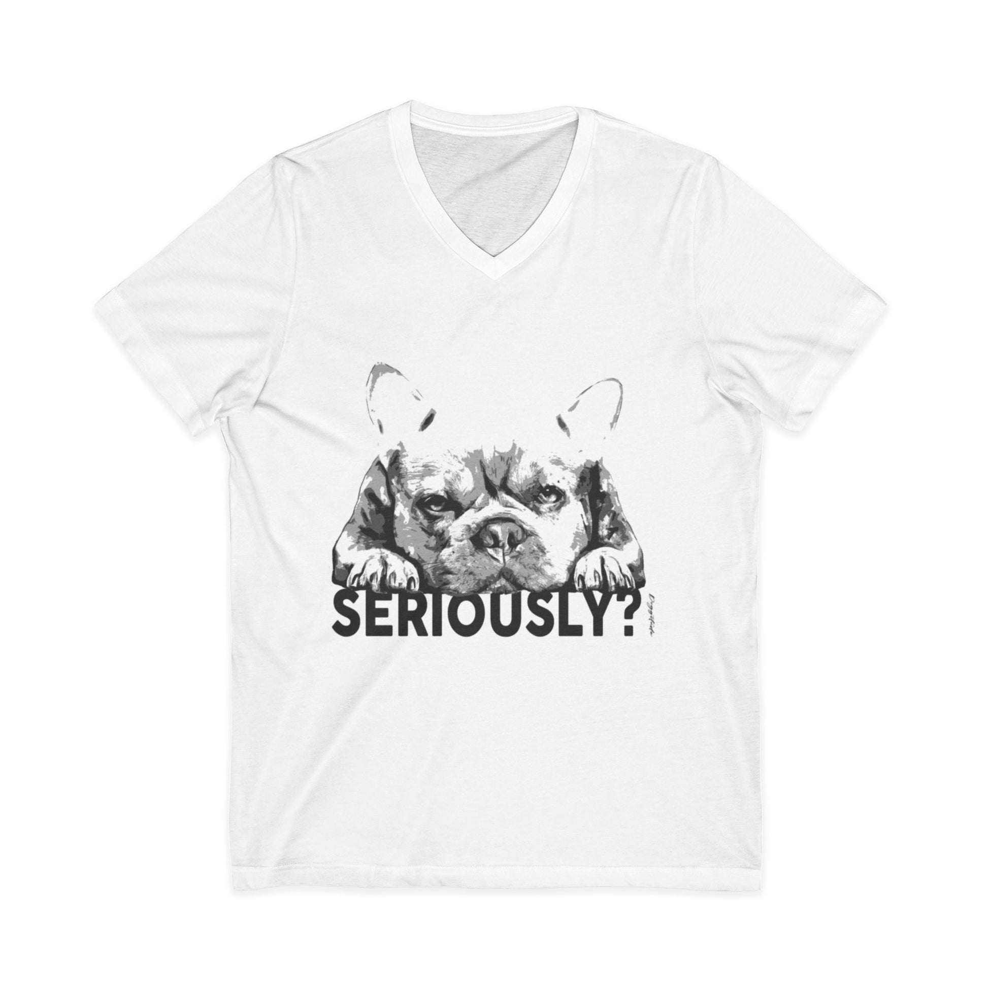 Funny Dog Shirt – “Who’s a Good Boy?” Unisex V-Neck Gift