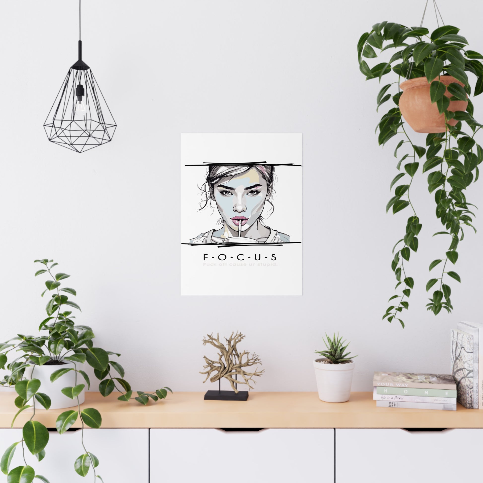 FOCUS Art Print – Motivational Wall Decor & Gift for Home or Office