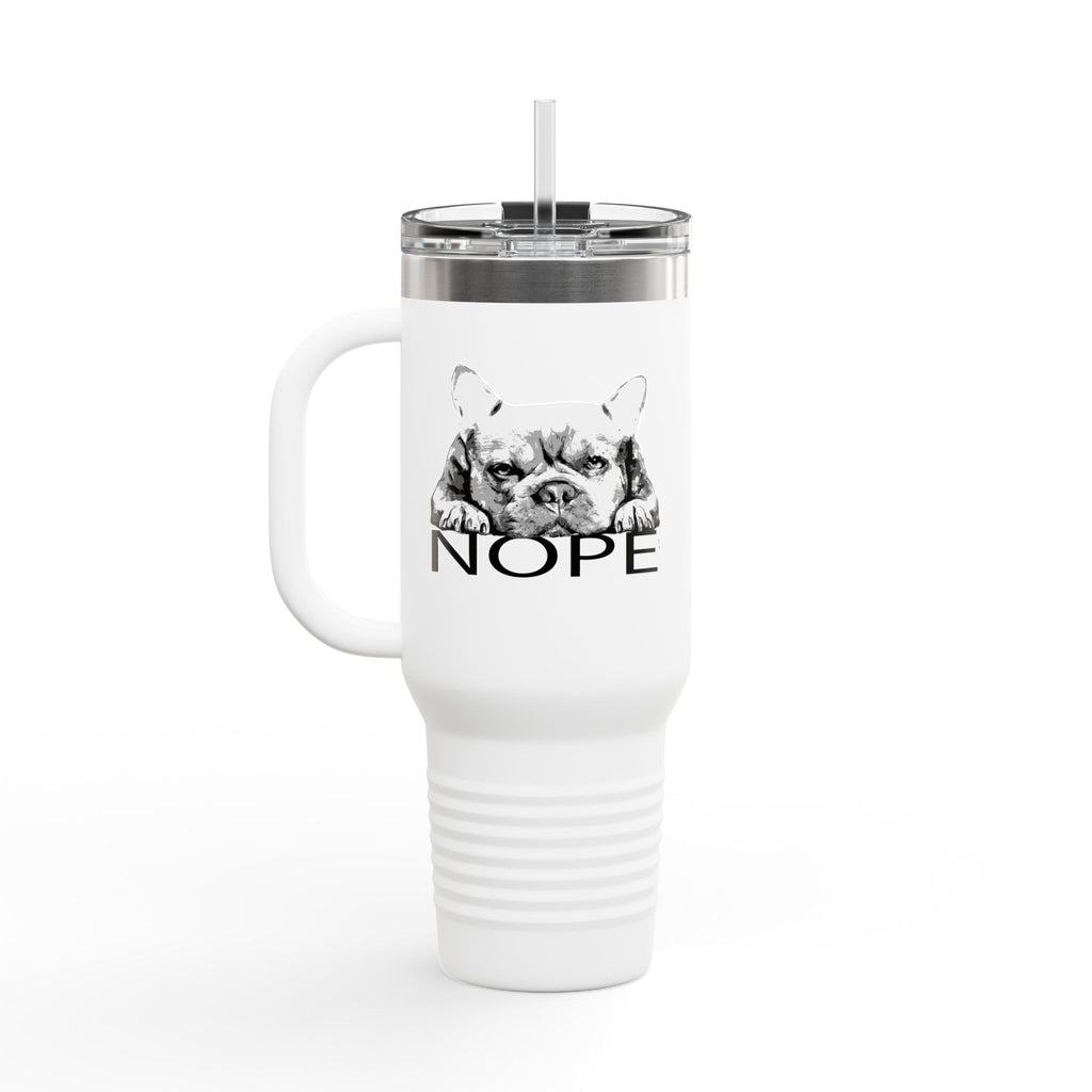 Dog Lover Gift – NOPE 40oz Funny Travel Coffee Mug