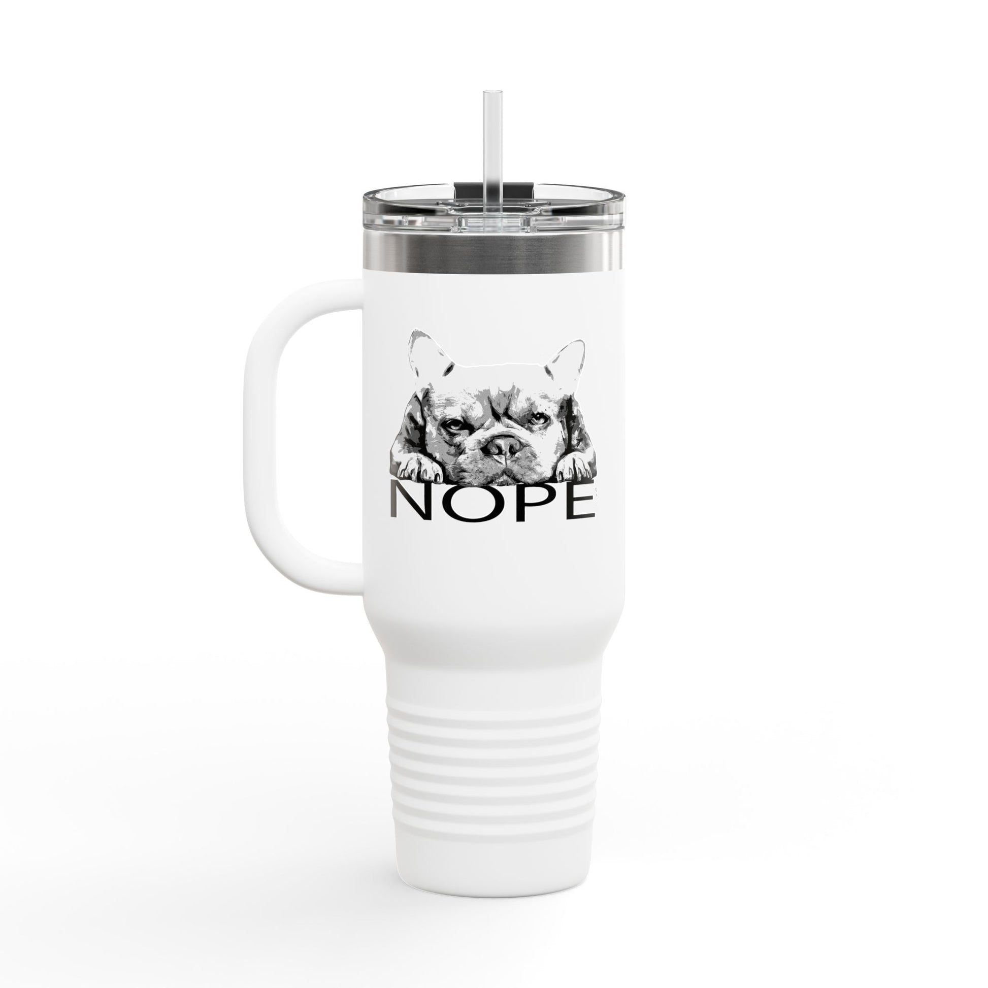 Dog Lover Gift – NOPE 40oz Funny Travel Coffee Mug