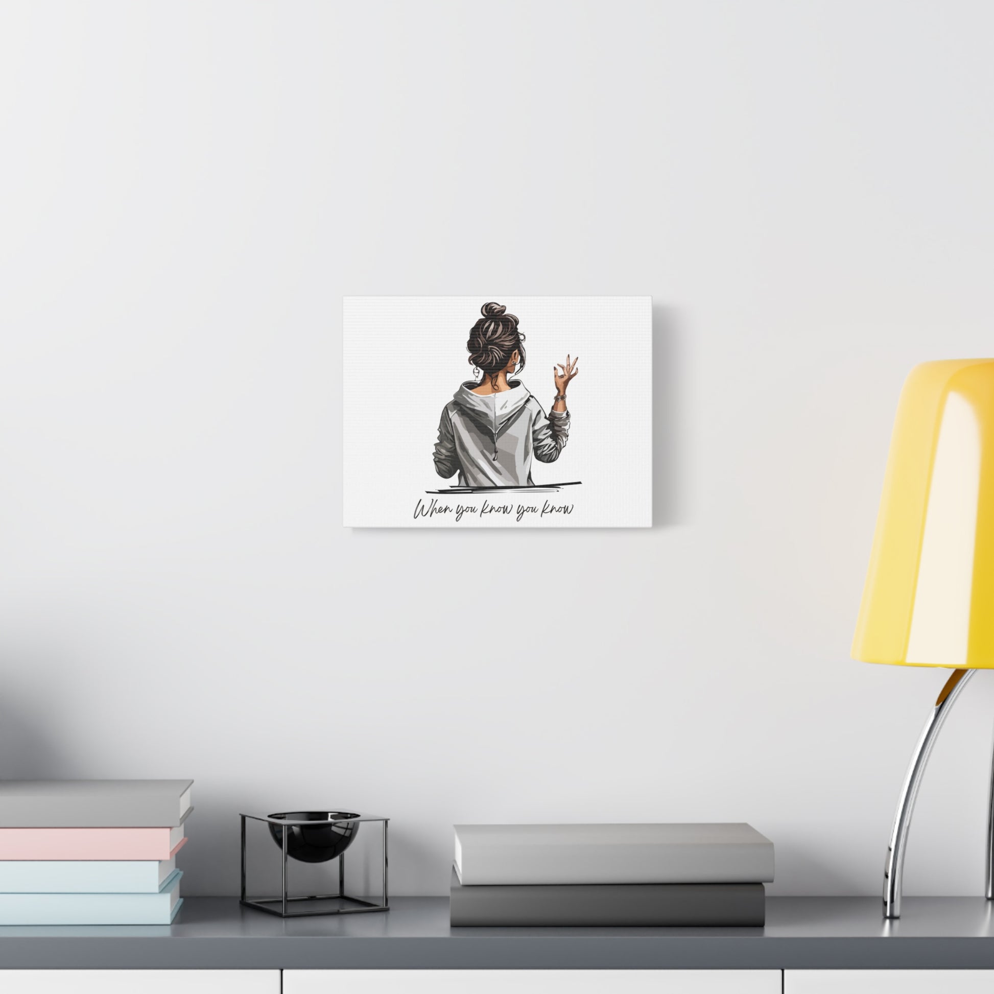 Modern Girl Canvas – Stylish Wall Décor & Inspiring Gift